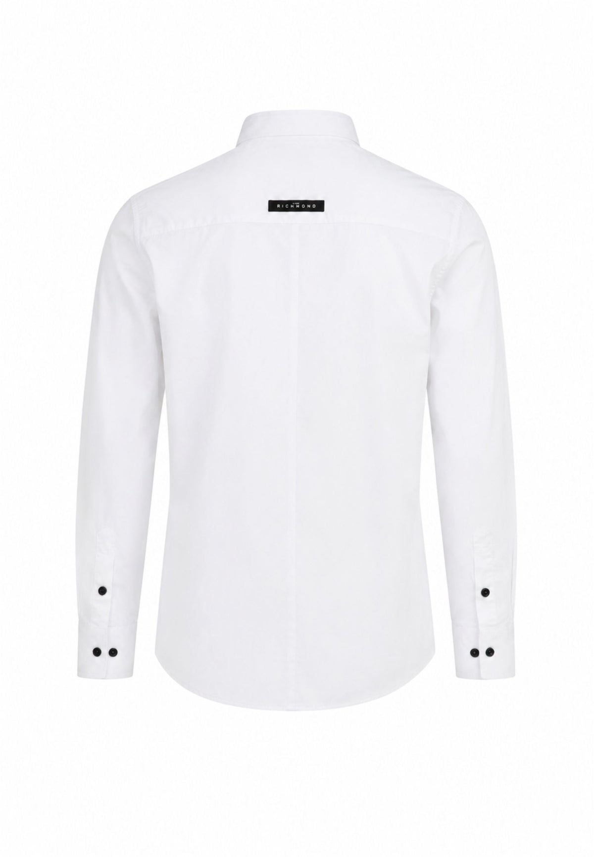 John Richmond camicia BIANCA CON BOTTONI A CONTRASTO Bambini e ragazzi rba26102ca.bia_
