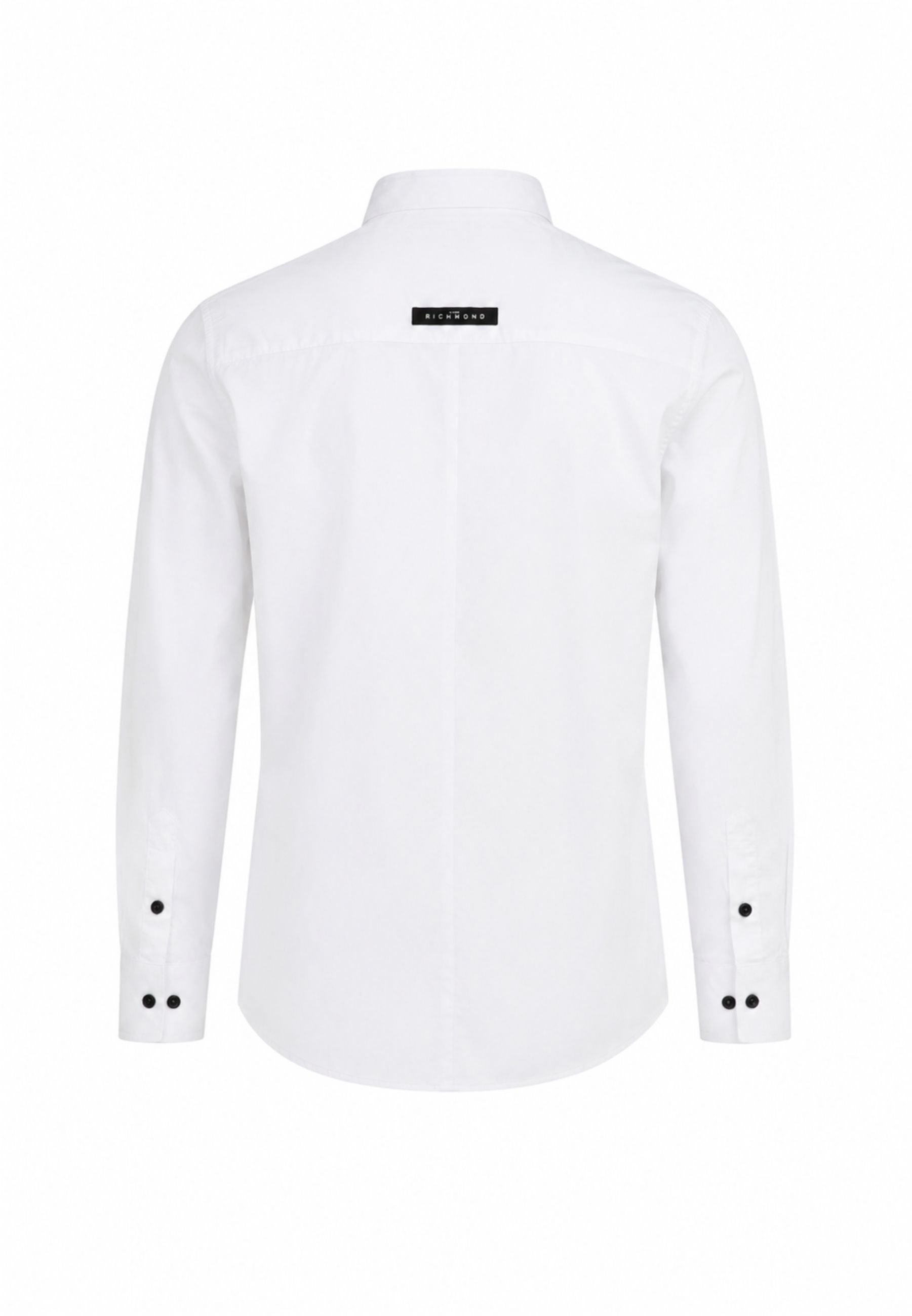 John Richmond camicia BIANCA CON BOTTONI A CONTRASTO Bambini e ragazzi rba26102ca.bia_