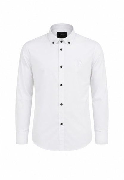 John Richmond camicia BIANCA CON BOTTONI A CONTRASTO Bambini e ragazzi rba26102ca.bia_
