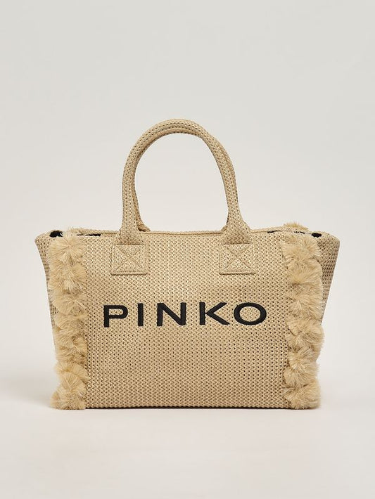 Pinko Borsa donna in rafia