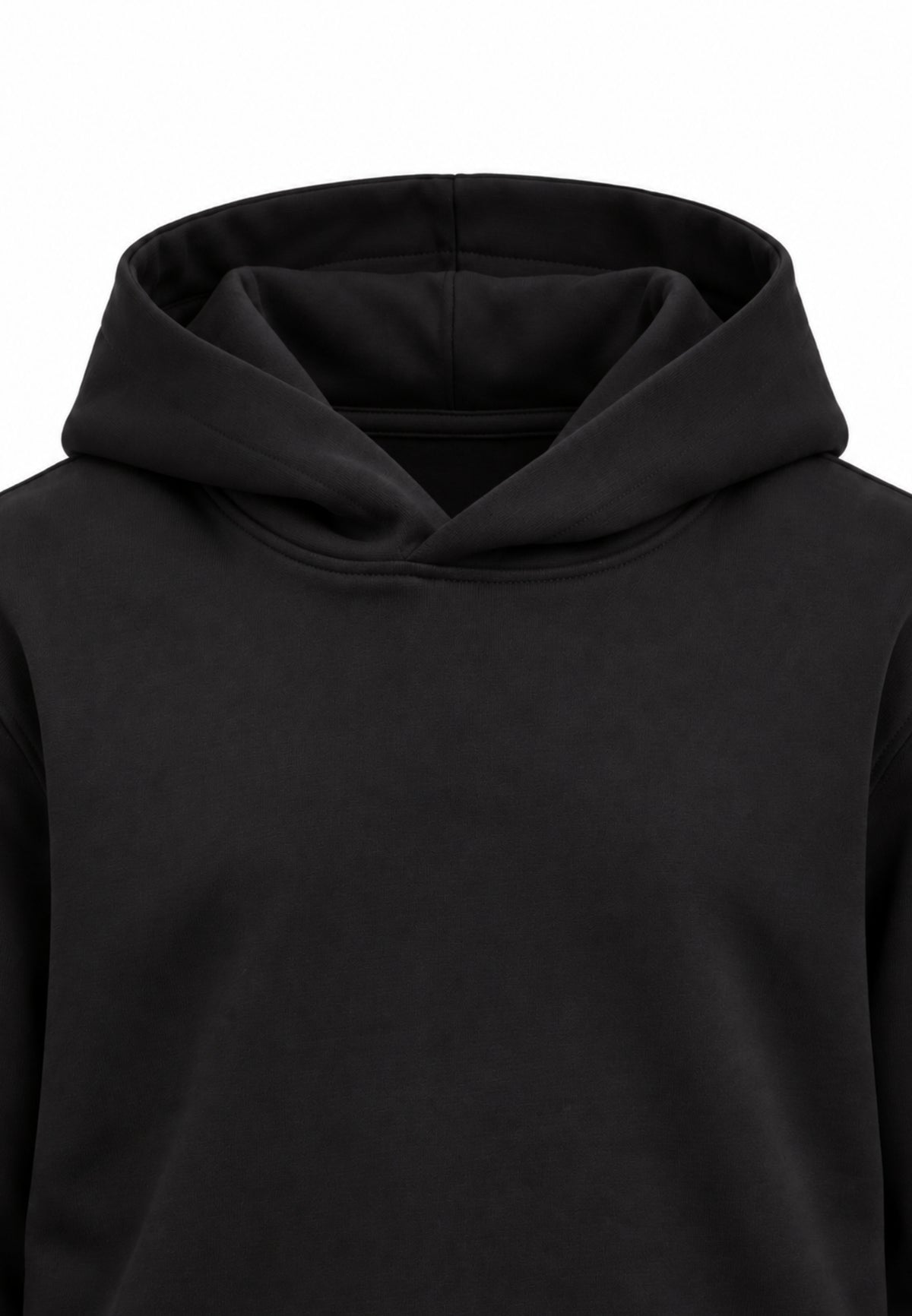 Disclaimer FELPA NERO CON CAPPUCCIO E MINI LOGO CINTURA Bambini e ragazzi 26IDK59108.NE_