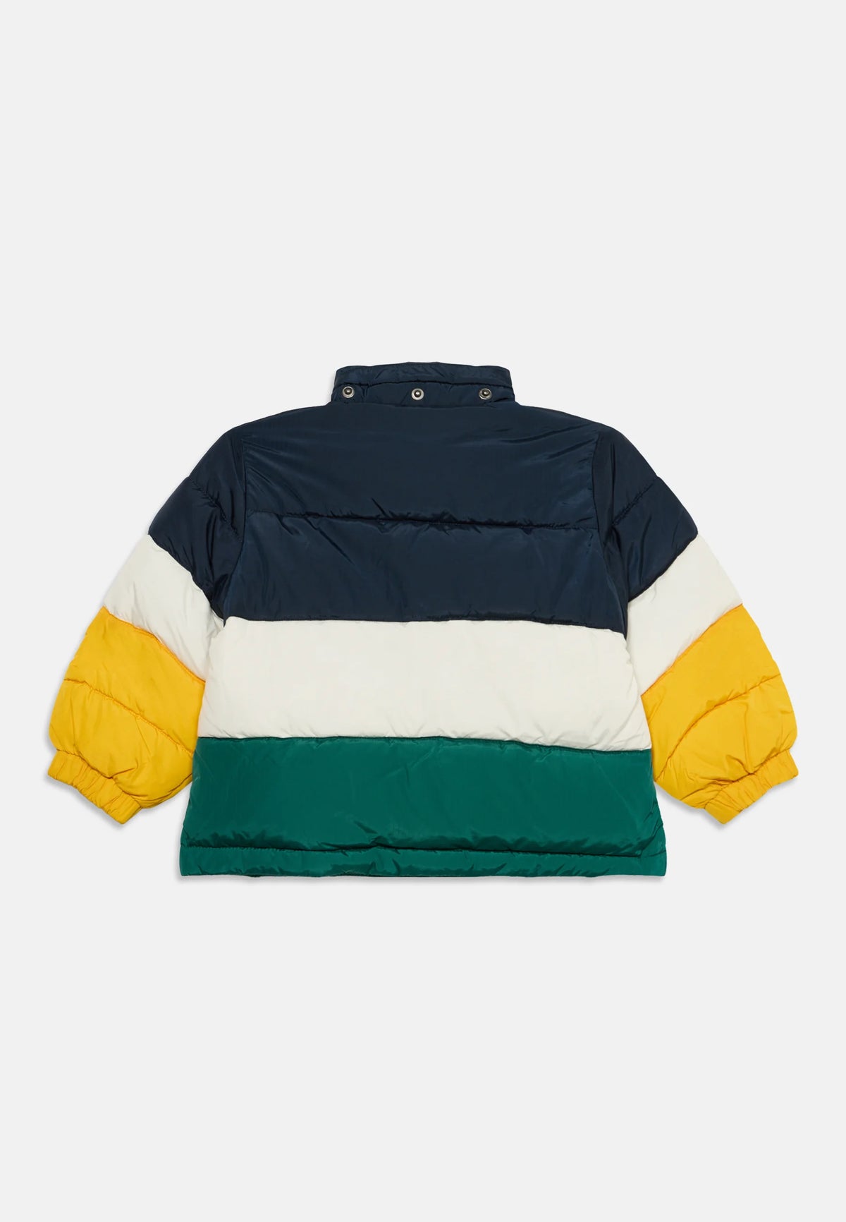 TOMMY HILFIGER GIUBBOTTO multicolore blu e verde bambino con capuccio staccabile Bambini e ragazzi KS0KS00811C1G.BLU_