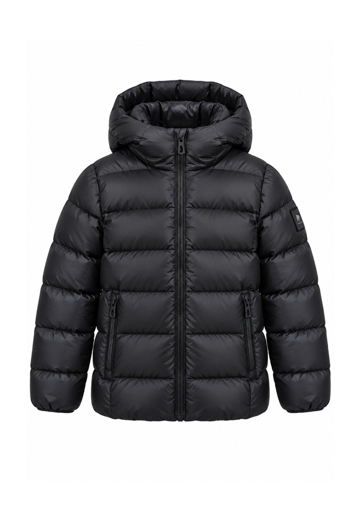 Refrigue giubbotto NERO bomber con cappuccio Bambine e ragazze 2841o00066.ne_