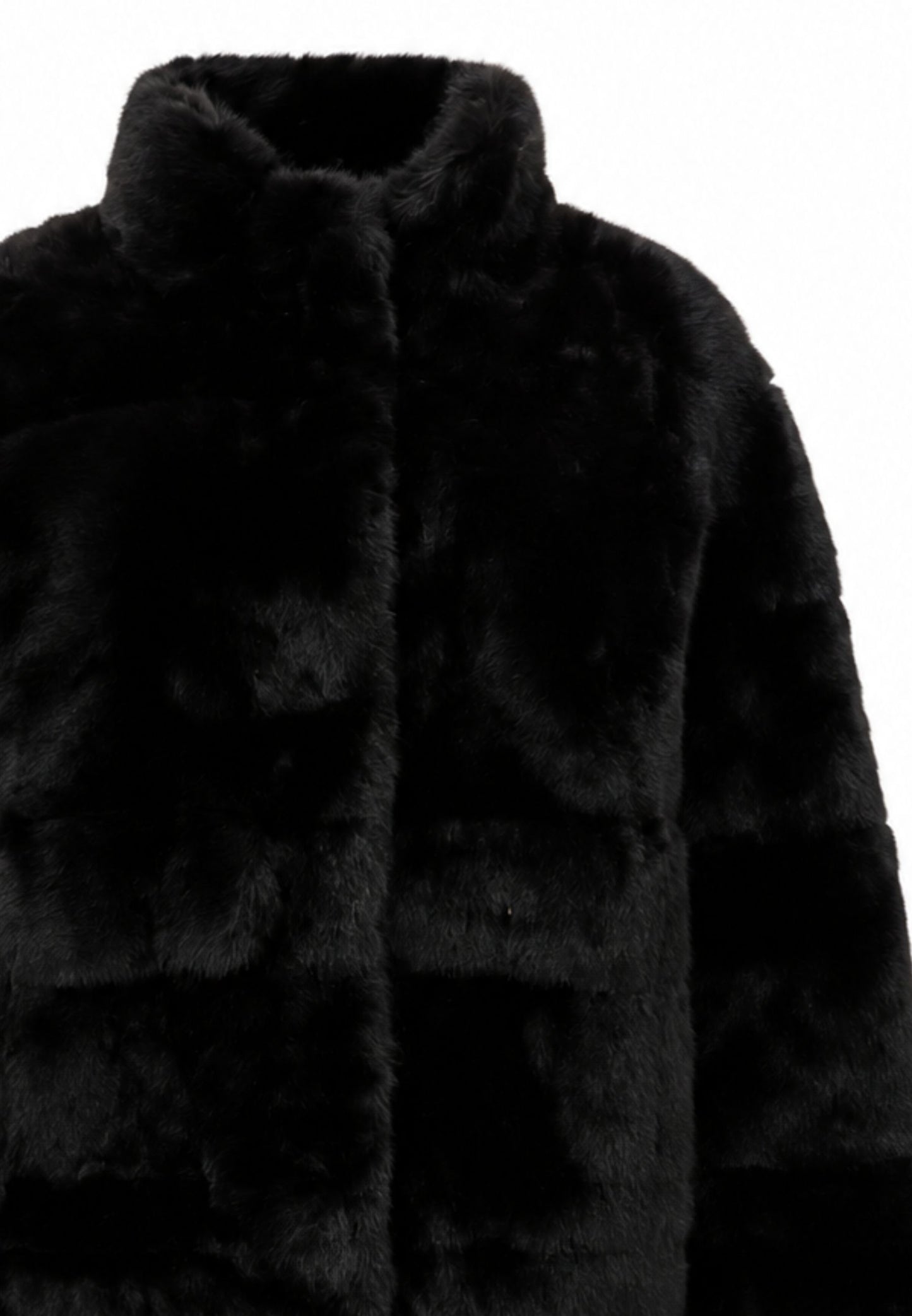 John Richmond PELLICCIA NERA A COLLO ALTO Bambine e ragazze rga26097pl.ne_
