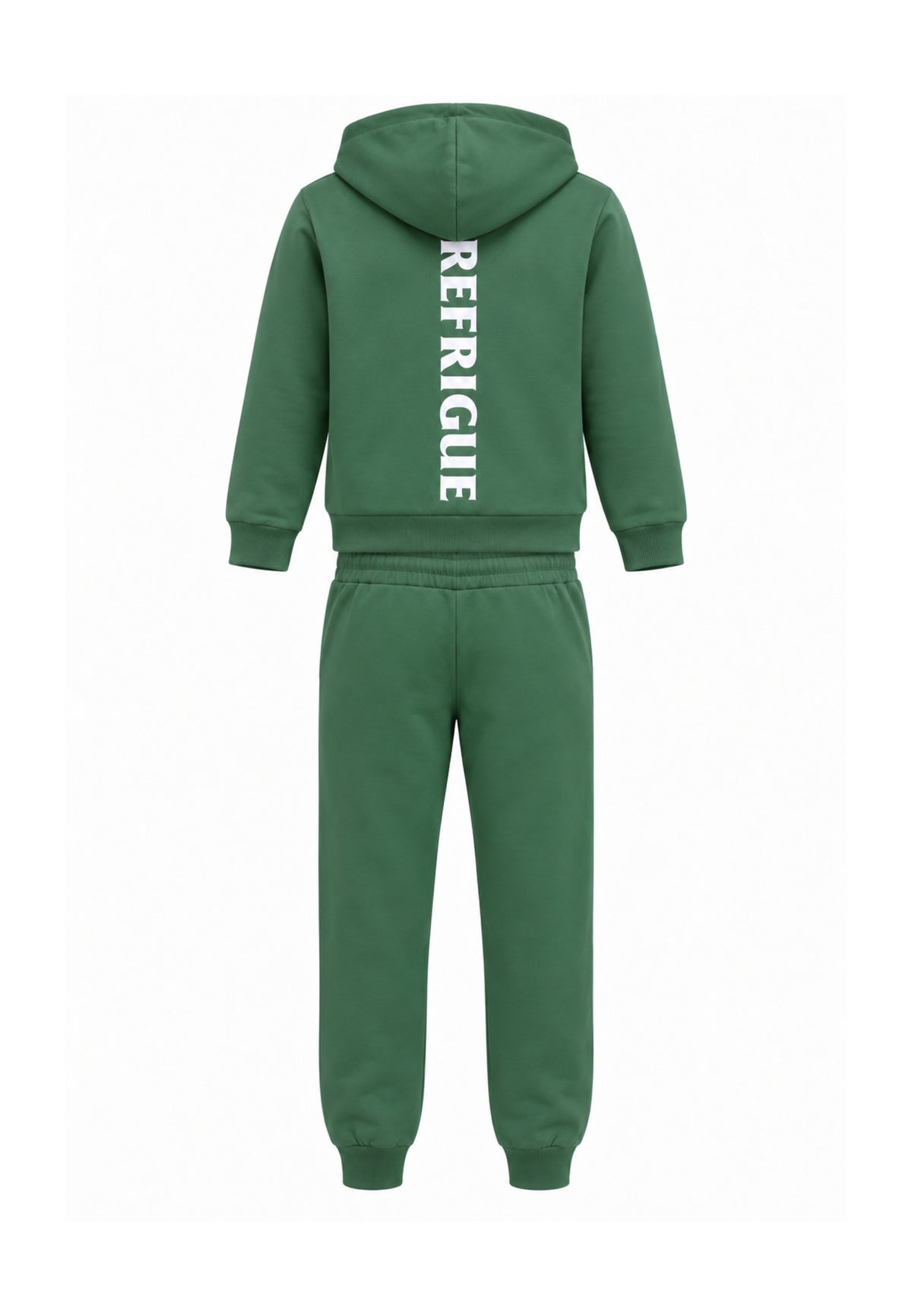 Refrigue FELPA VERDE CON ZIP E CAPPUCCIO Bambini e ragazzi 2831T00076.VERDE_