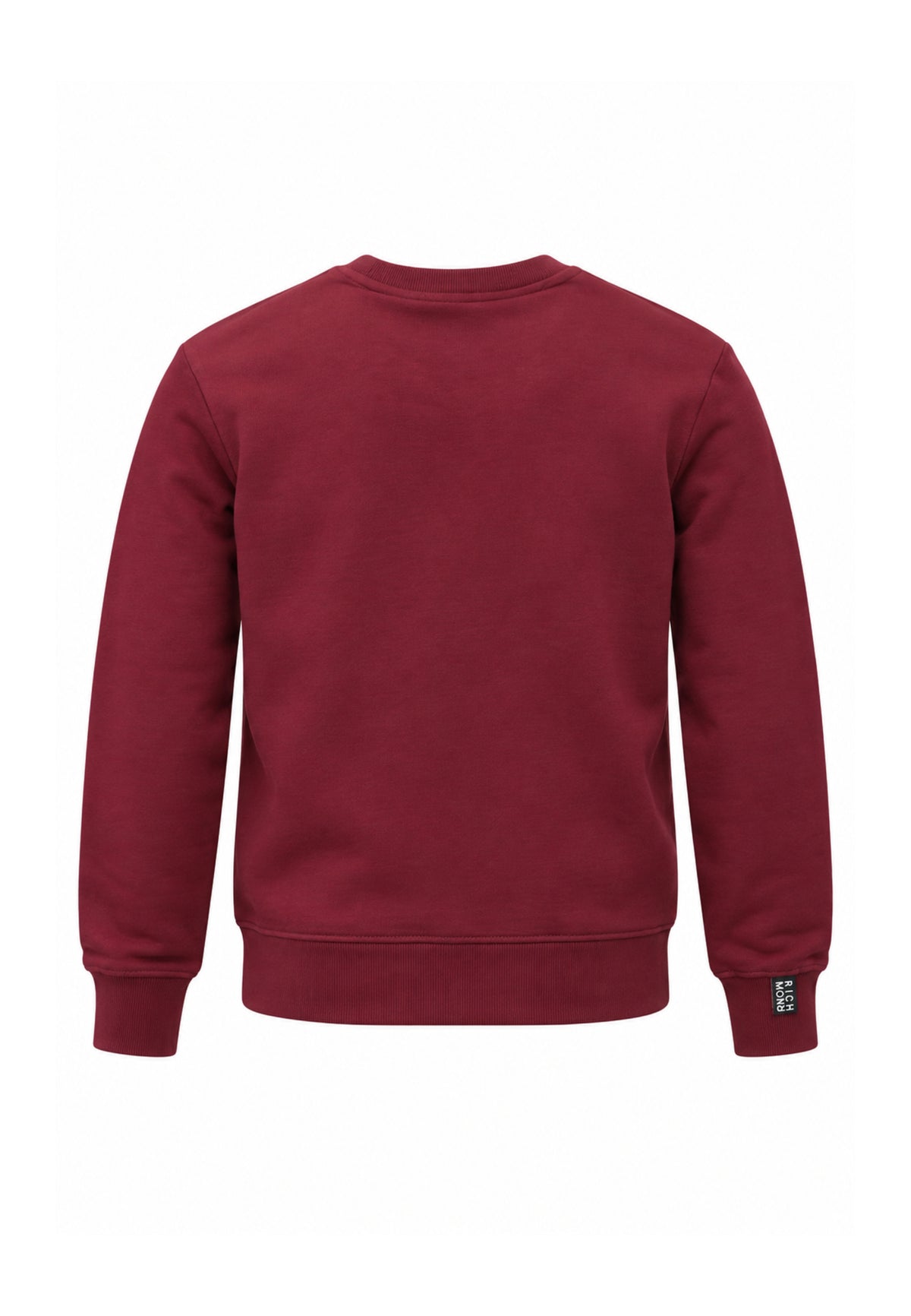 John Richmond FELPA BORDEAUX A GIROCOLLO CON MINI LOGO Uomo UMA26030FE.BORDò_