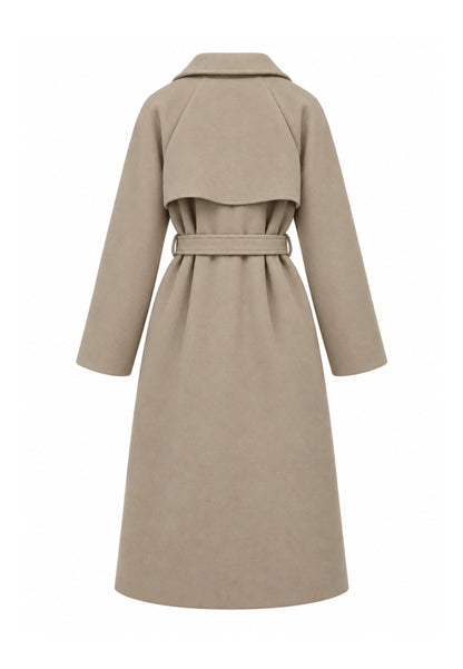 Kocca cappotto beige modello trench con cintura Bambine e ragazze siricio.beige_