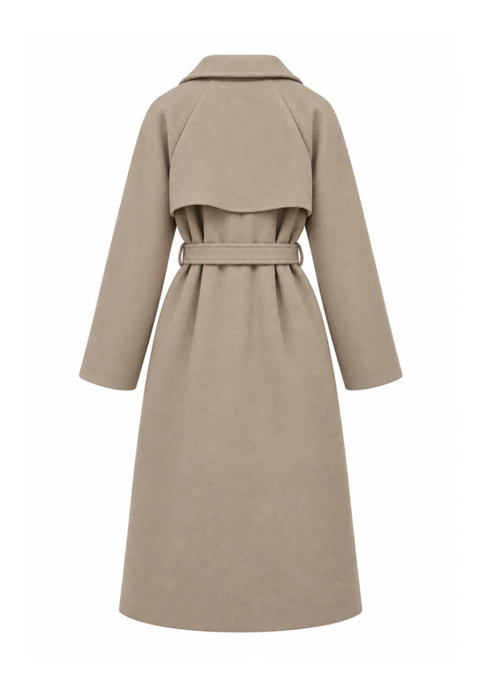 Kocca cappotto beige modello trench con cintura Bambine e ragazze siricio.beige_