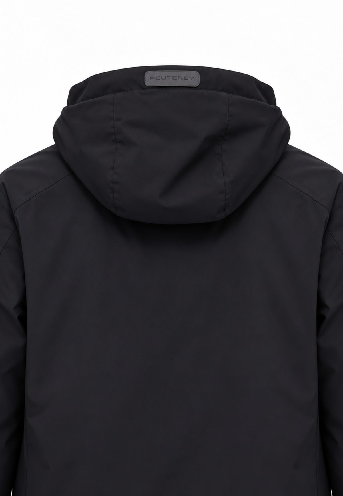 Peuterey GIUBBOTTO NERO CON CAPPUCCIO E TASCHE CON ZIP Bambini e ragazzi SATORU KID.NE_