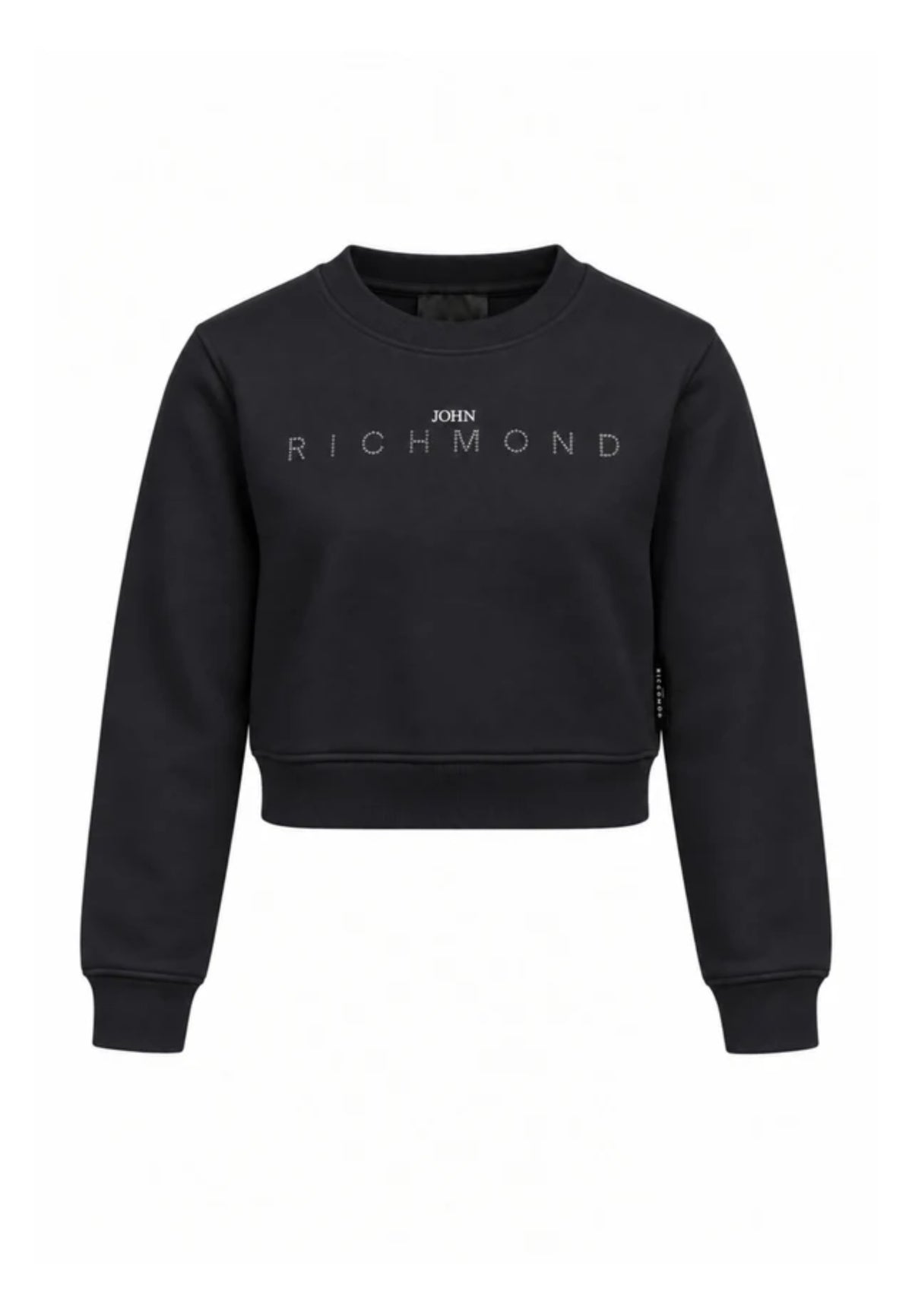 John Richmond completo nero con felpa crop e leggings Bambine e ragazze rga26085fe.ne_