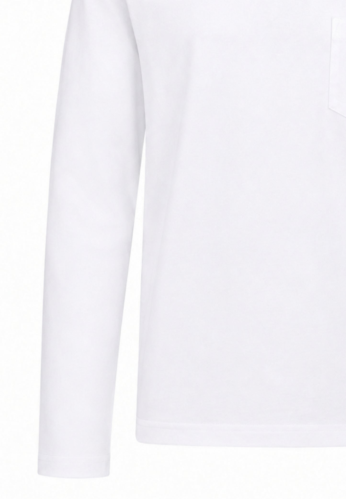 Roy Roger's tshirt BIANCA A MANICHE LUNGHE CON TASCHINO Bambini e ragazzi rz488/00.bia_