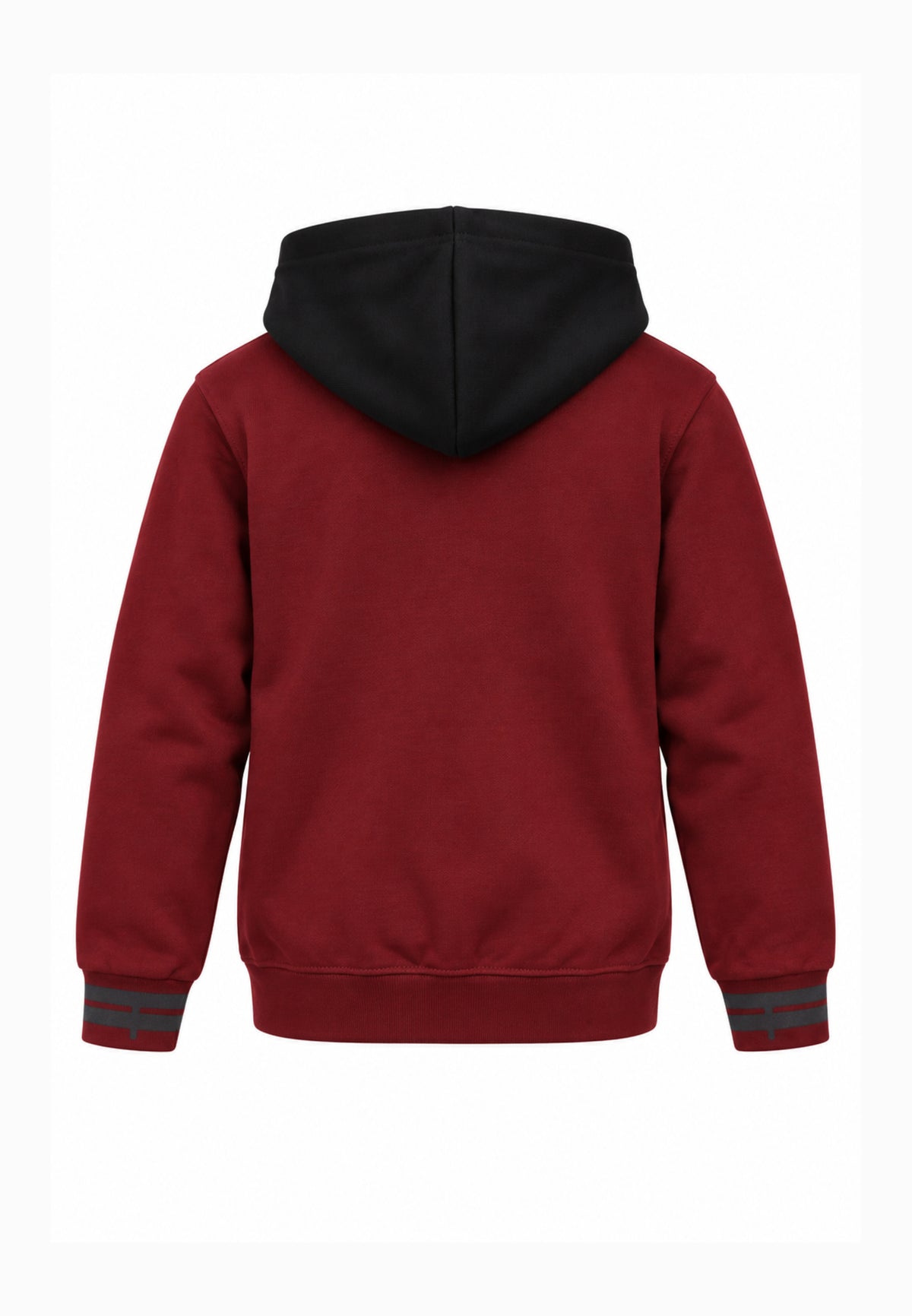 Disclaimer FELPA BORDEAUX CON CAPPUCCIO A CONTRASTO Bambini e ragazzi 26IDK59123.BORDEAUX_