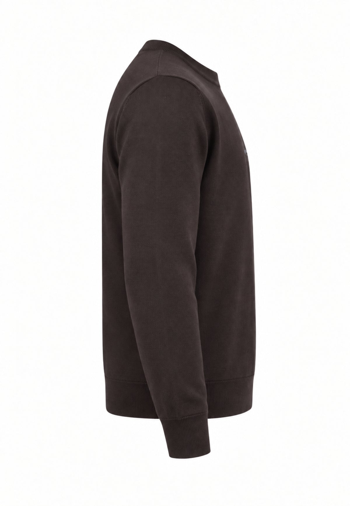 John Richmond maglia MARRONE IN LANA RASATA CON MINI LOGO Uomo uma26169ma.marro_