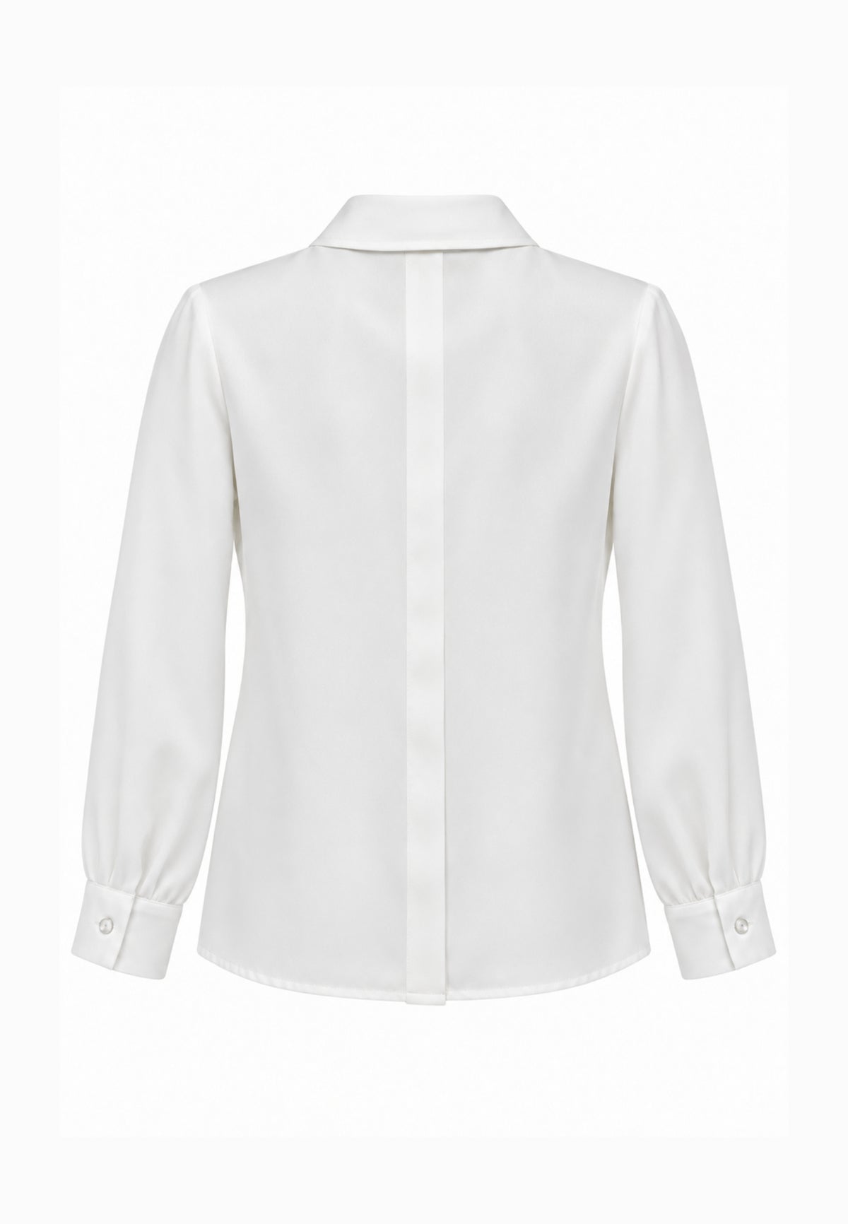 Kocca camicia panna con fiocco sul colletto Bambine e ragazze wartin.panna_