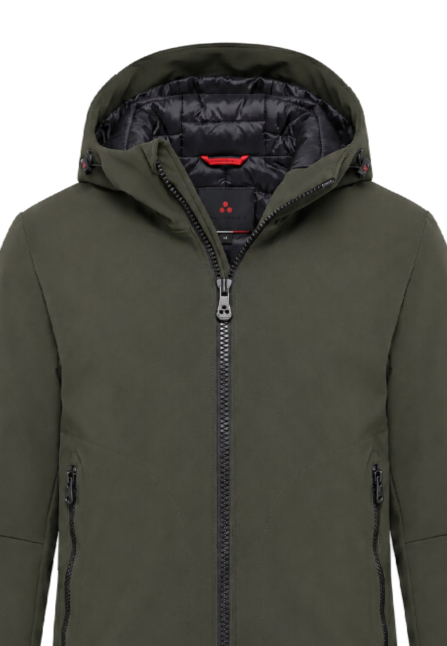 Peuterey GIUBBOTTO VERDE BOSCO  SOFT SHELL CON CAPPUCCIO Bambini e ragazzi LOGE SRTR GRS 04 KID.VER_