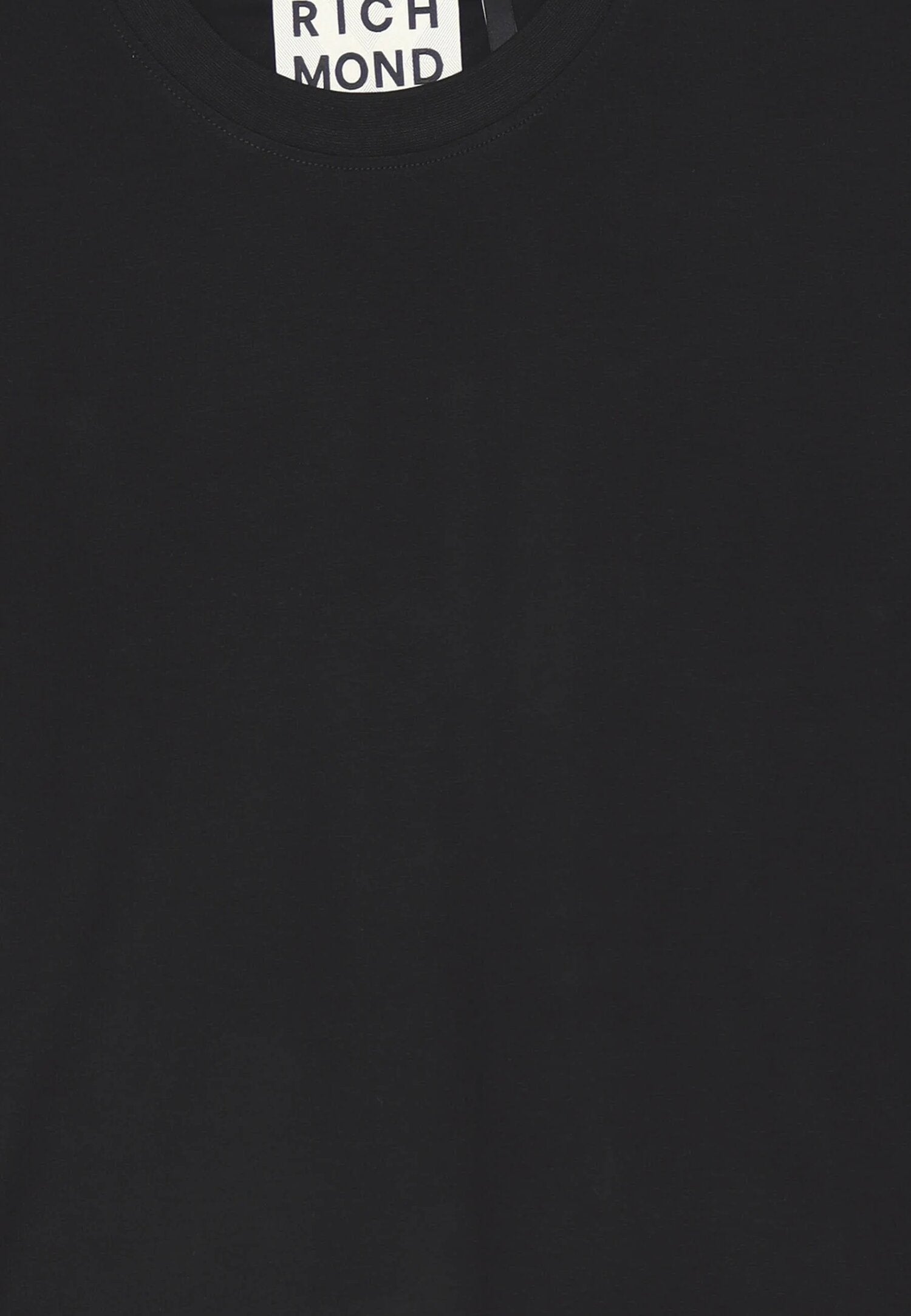 John Richmond TSHIRT NERA UOMO IN JERSEY Uomo UMA25053TS.NE_