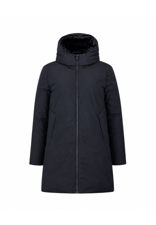 Bomboogie GIUBBOTTO NERO IN DOPPIO MATERIALE CON CAPPUCCIO Bambine e ragazze CG 8670 T ADL6 90.NE_