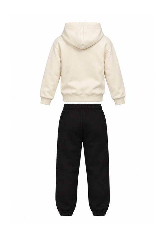 Pyrex COMPLETO PANNA CON FELPA CON CAPPUCCIO Bambini e ragazzi 26IPK46224.PANNA_