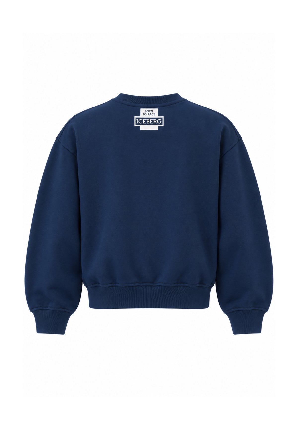 ICEBERGS FELPA BLU LOGO COLLEGE Bambini e ragazzi MFICE7318J.BLU_