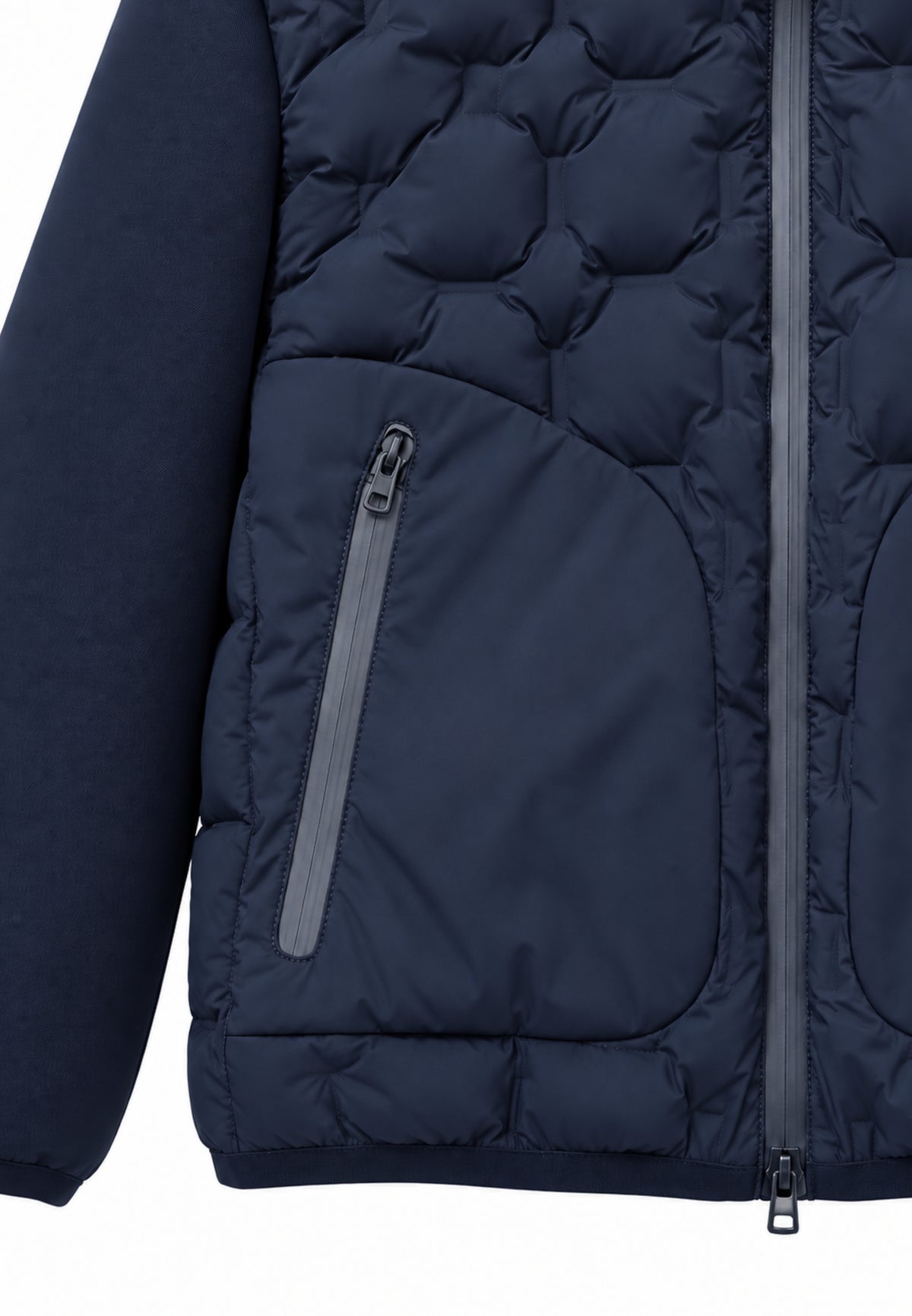 Peuterey GIUBBOTTO blu trapuntato con maniche a contrasto Bambini e ragazzi HULME SJLR BMAT KID.BLU_