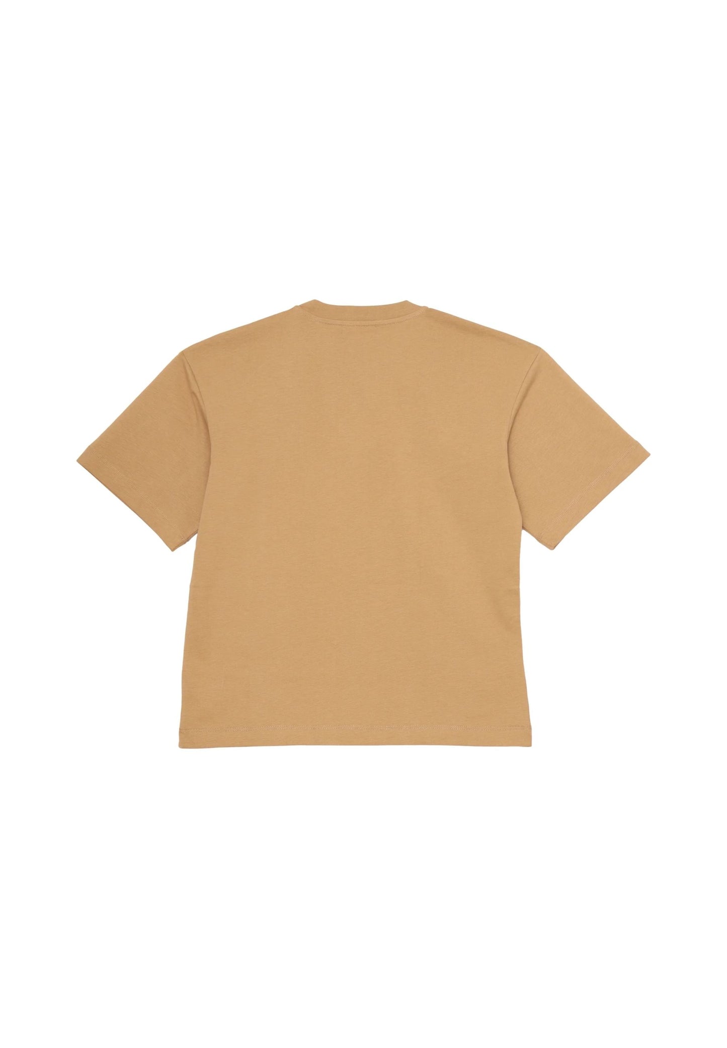 BARROW T SHIRT BEIGE A MEZZE MANICHE CON LOGO GRANDE CENTRALE Bambini e ragazzi F5BKJUTH242.BEIGE_