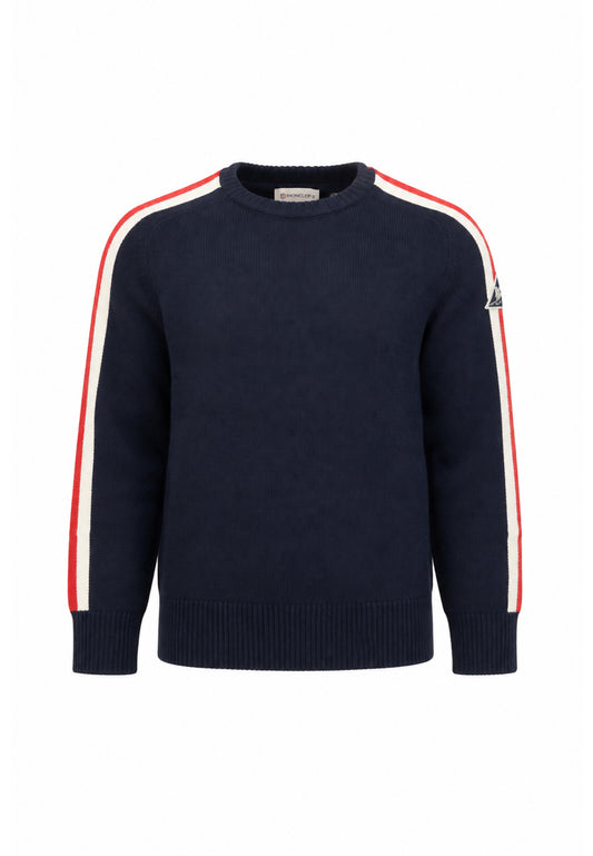 Roy Roger's maglia blu scuro con banda rossa e bianca laterale Bambini e ragazzi rh109/00.blu_