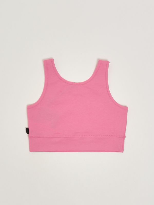 GCDS Top bambina in cotone stretch
