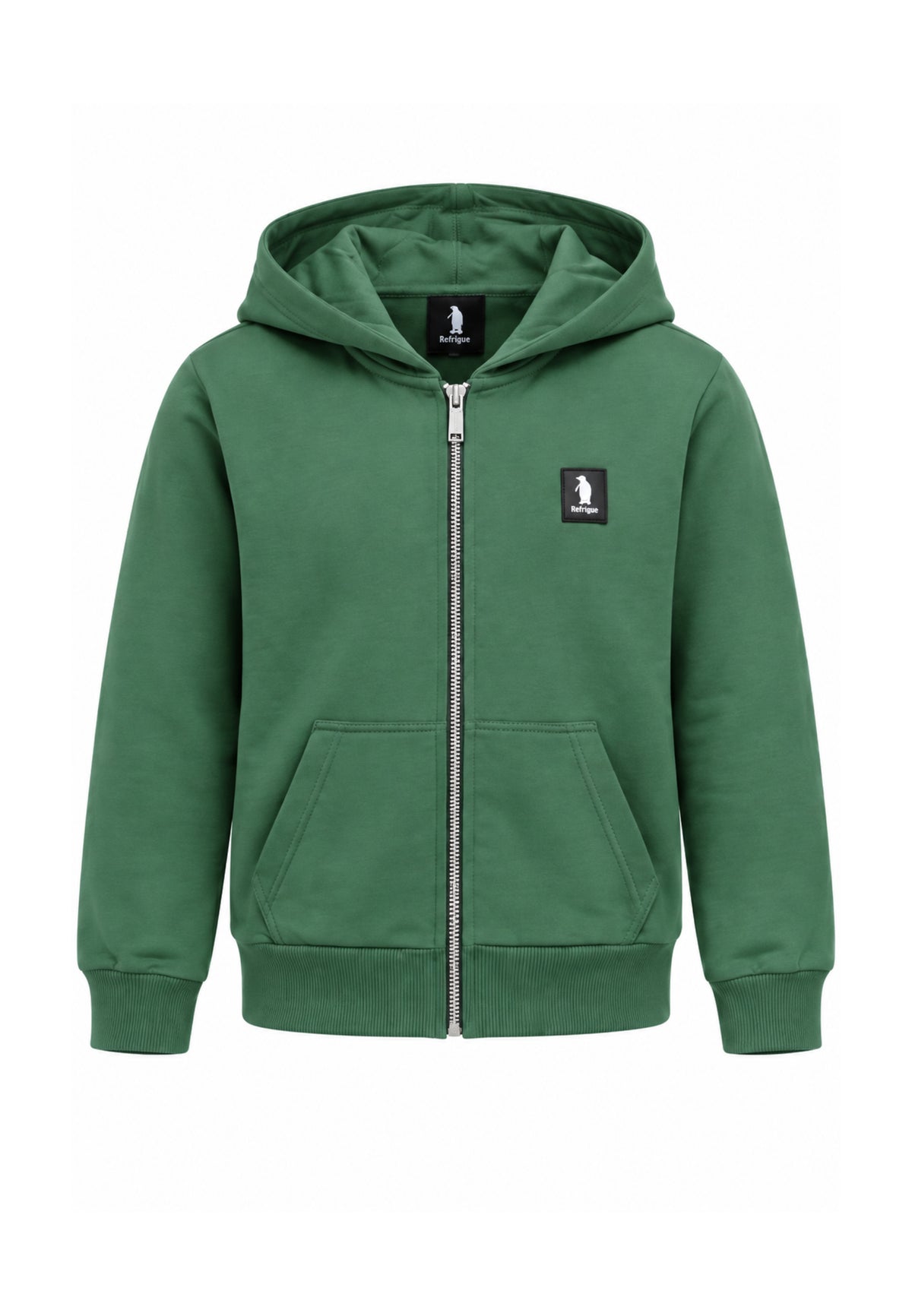 Refrigue FELPA VERDE CON ZIP E CAPPUCCIO Bambini e ragazzi 2831T00076.VERDE_