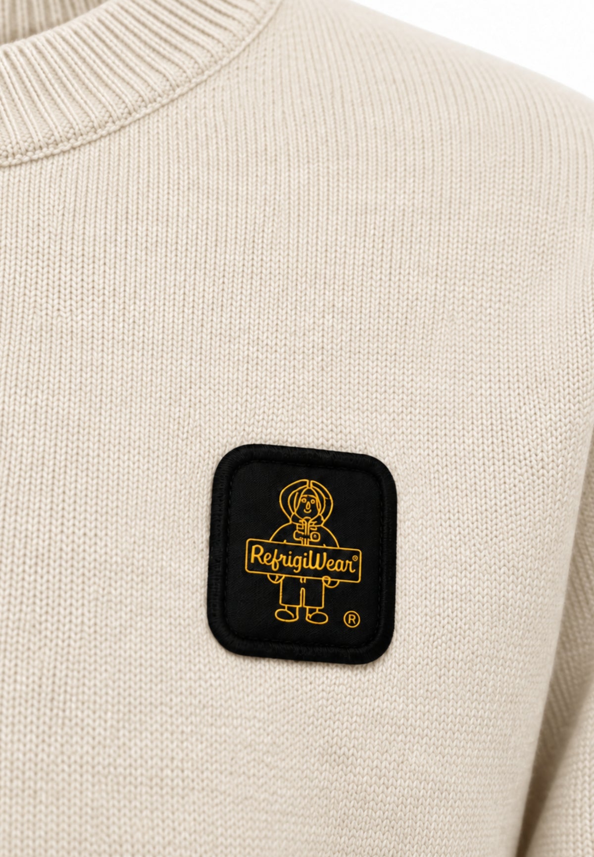 REFRIGIWEAR MAGLIA GIROCOLLO SLIM FIT CON LOGO PATCH Bambini e ragazzi R2101MW26_