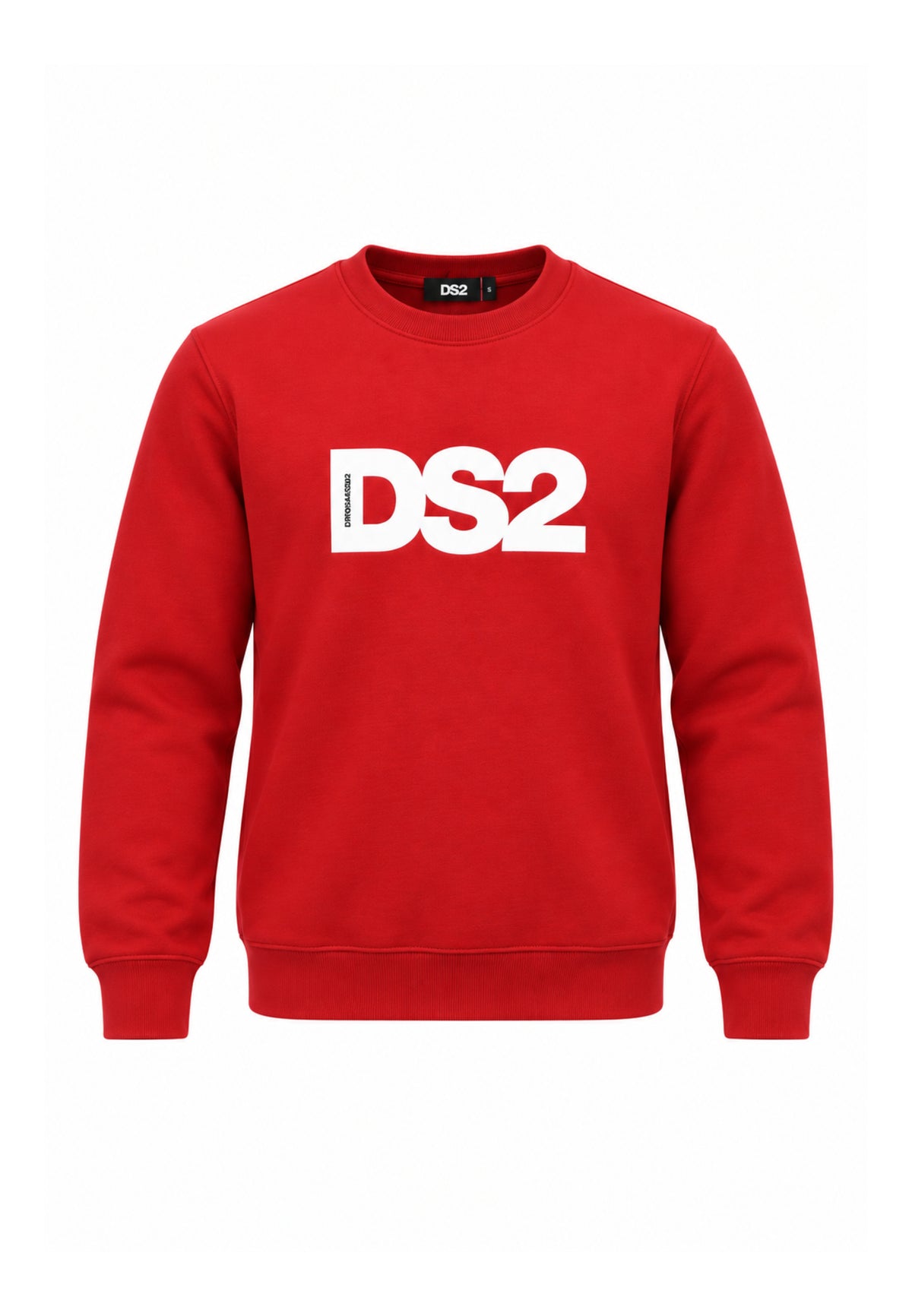 DS2 FELPA BORDEAUX A GIROCOLLO CON LOGO CENTRALE Bambini e ragazzi F62K281.BORDEAUX_