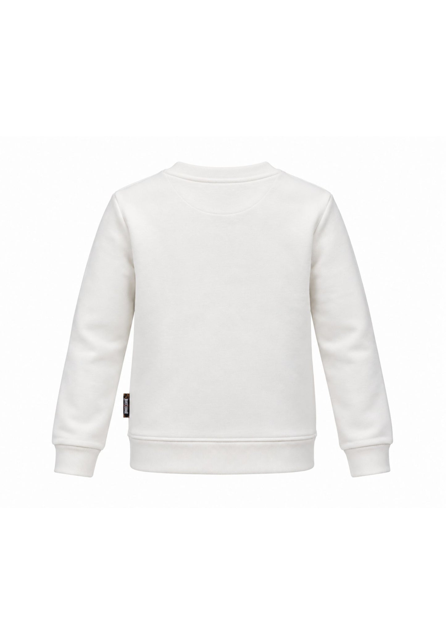 JUST CAVALLI felpa PANNA GIROCOLLO CON logo A FANTASIA Bambine e ragazze jga26168fe.panna_