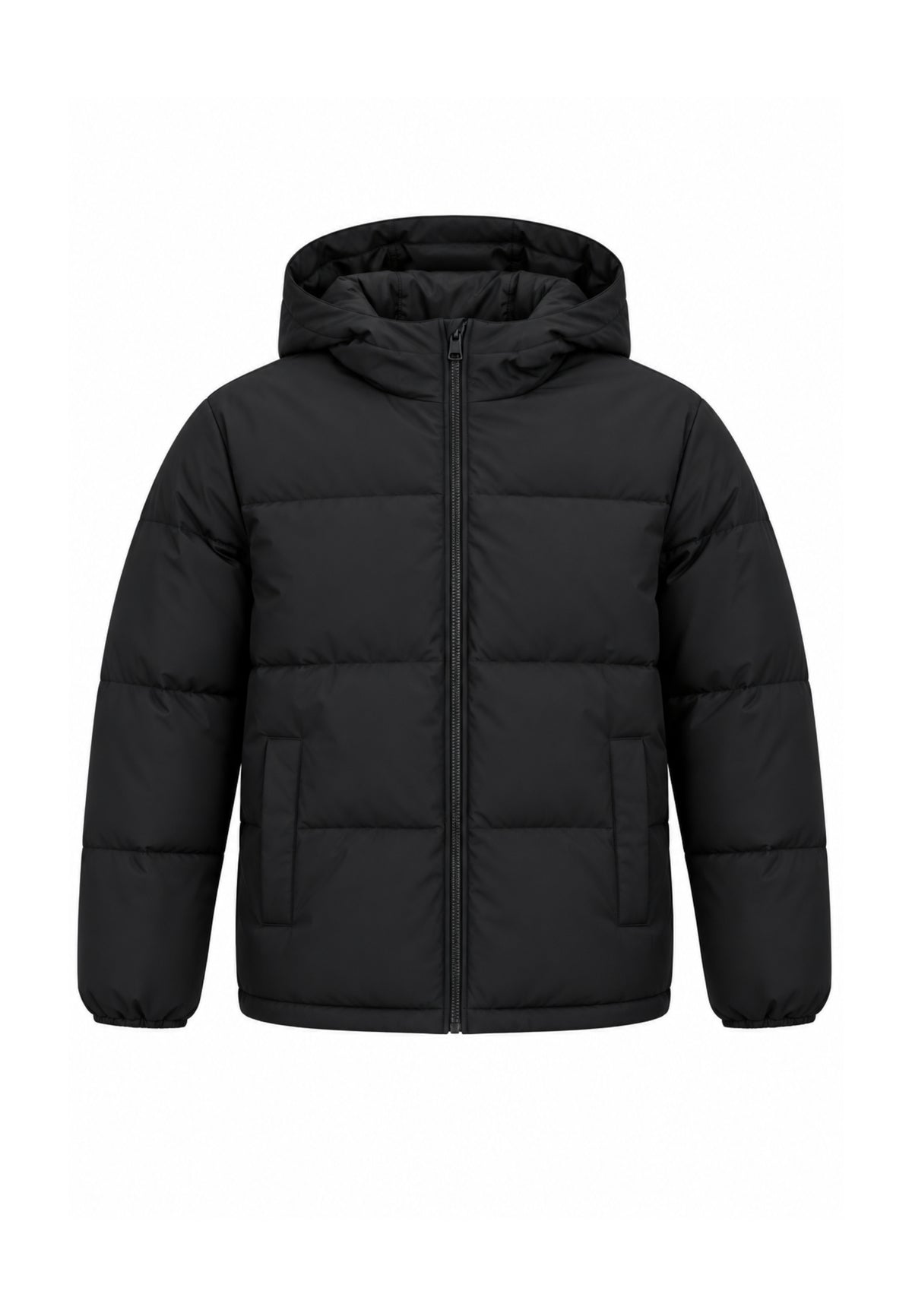 Jack & Jones giubbotto NERO con cappuccio TRAPUNTATO Bambini e ragazzi 12303956.NE_