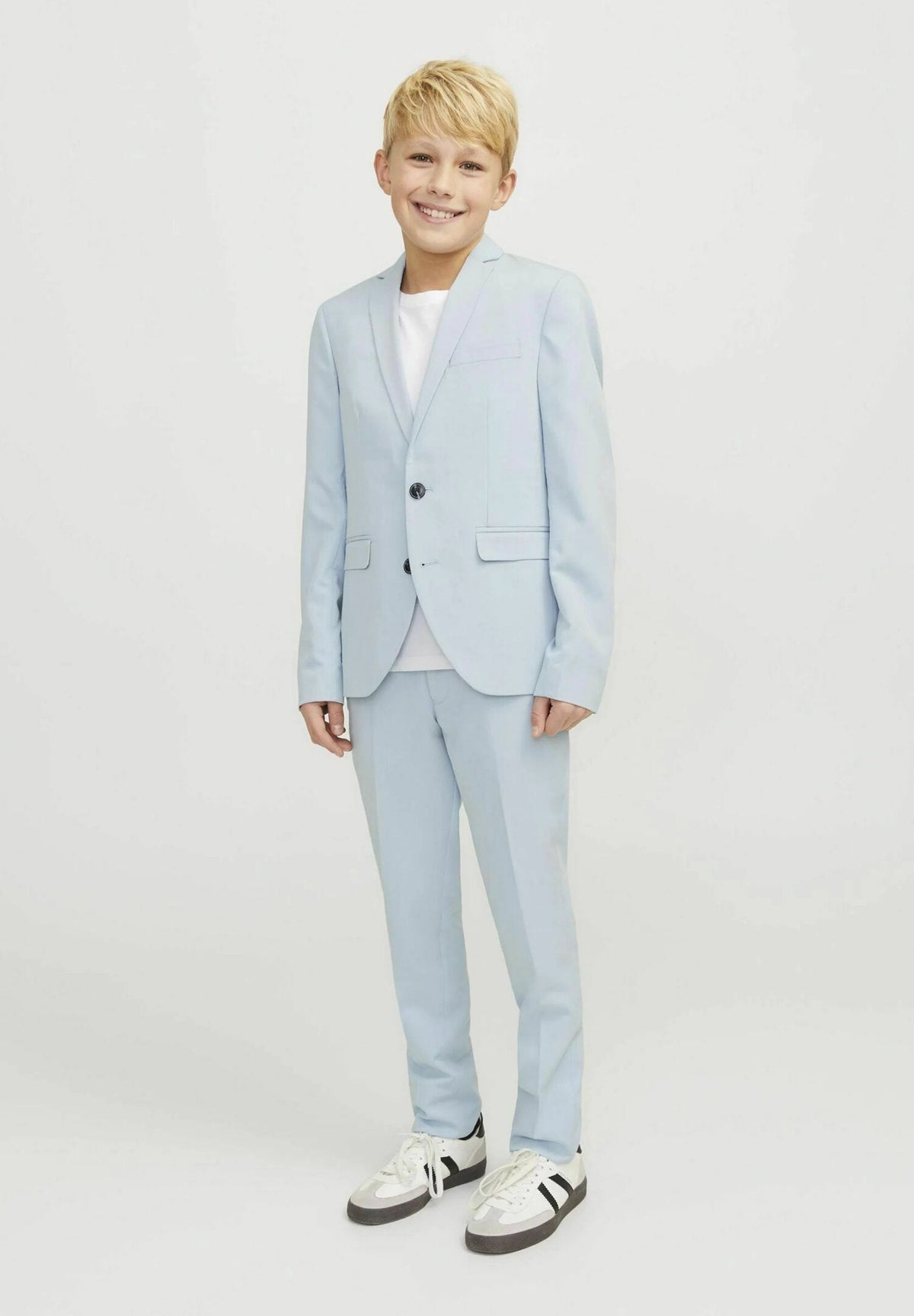 Jack & Jones jack jones giacca celeste blazer bambino con bottoni 12203557_ Bambini e ragazzi 12203557.CELES_