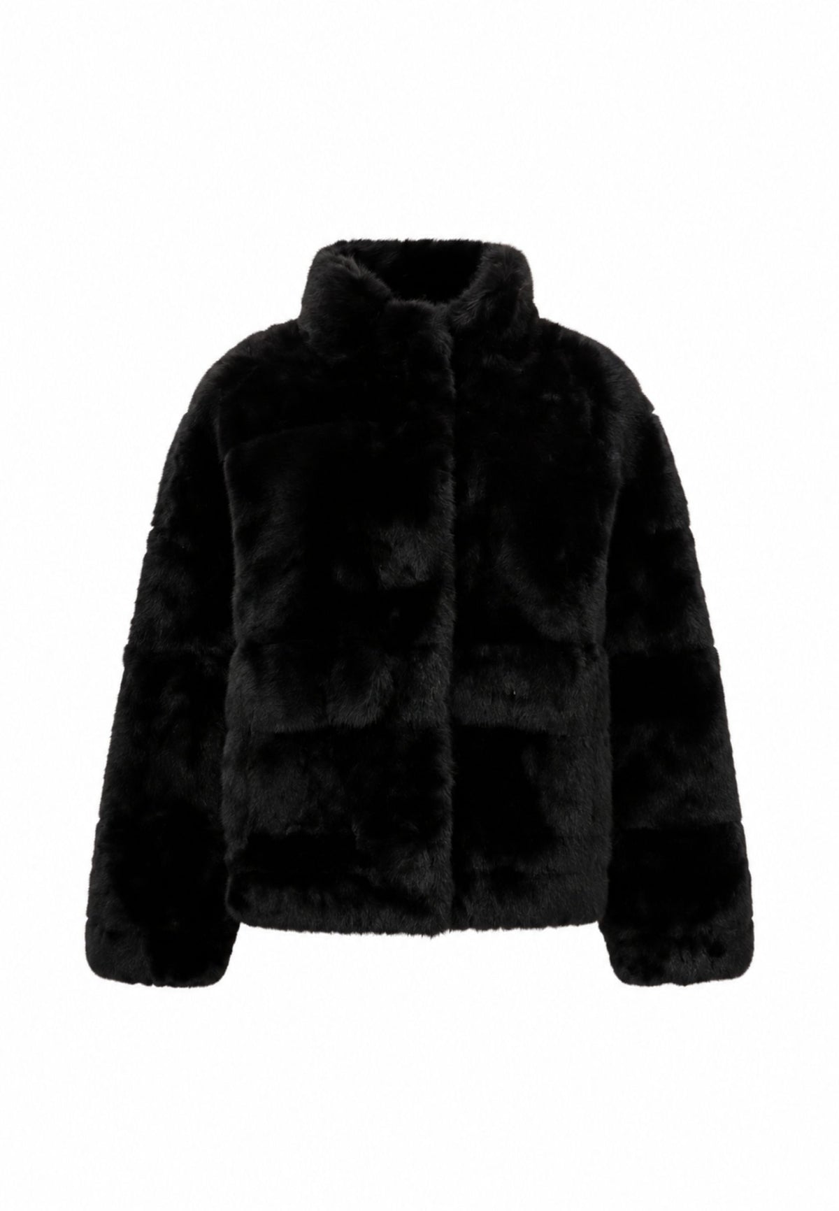 John Richmond PELLICCIA NERA A COLLO ALTO Bambine e ragazze rga26097pl.ne_