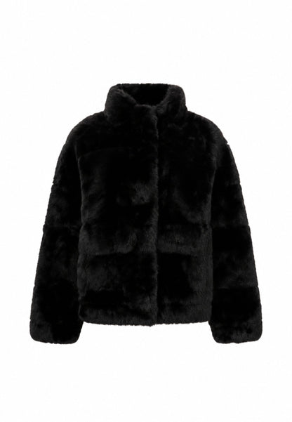 John Richmond PELLICCIA NERA A COLLO ALTO Bambine e ragazze rga26097pl.ne_