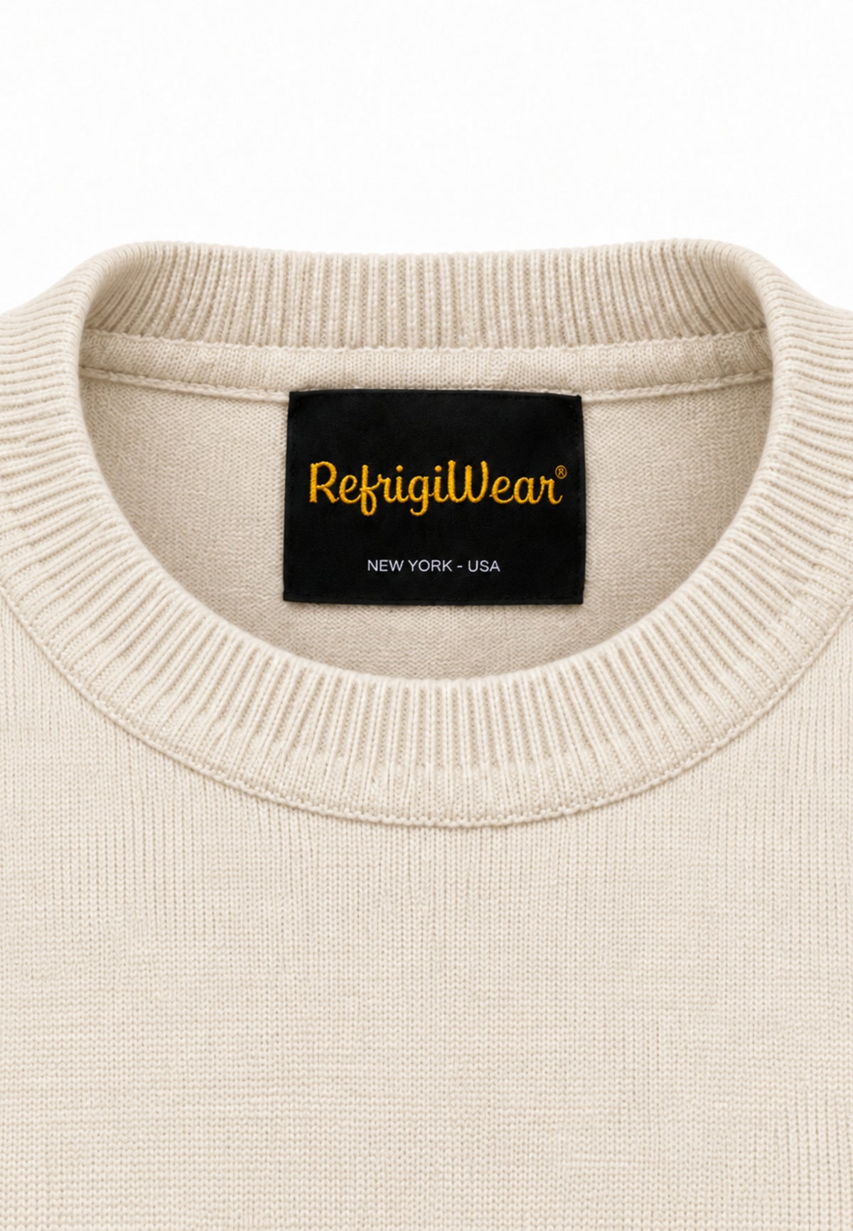 REFRIGIWEAR MAGLIA GIROCOLLO SLIM FIT CON LOGO PATCH Bambini e ragazzi R2101MW26_