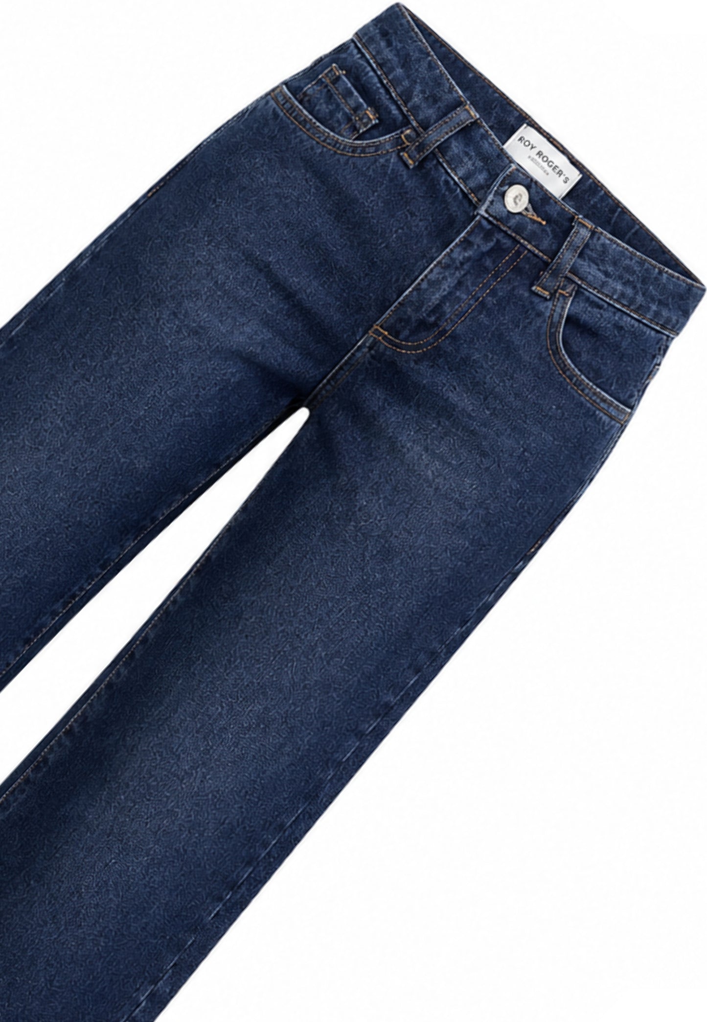 Roy Roger's jeans BLU DENIM A GAMBA DRITTA Bambini e ragazzi rh193/00.denim_