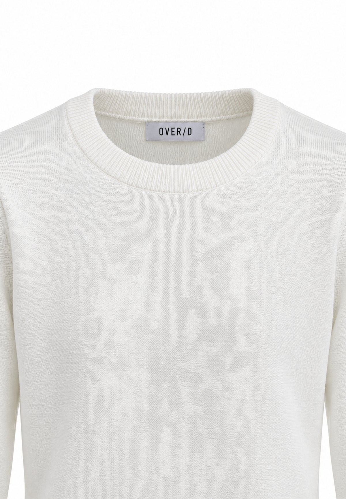 OVERD MAGLIONE BIANCO IN LANA RASATA Bambini e ragazzi OK105SMG.BIA_