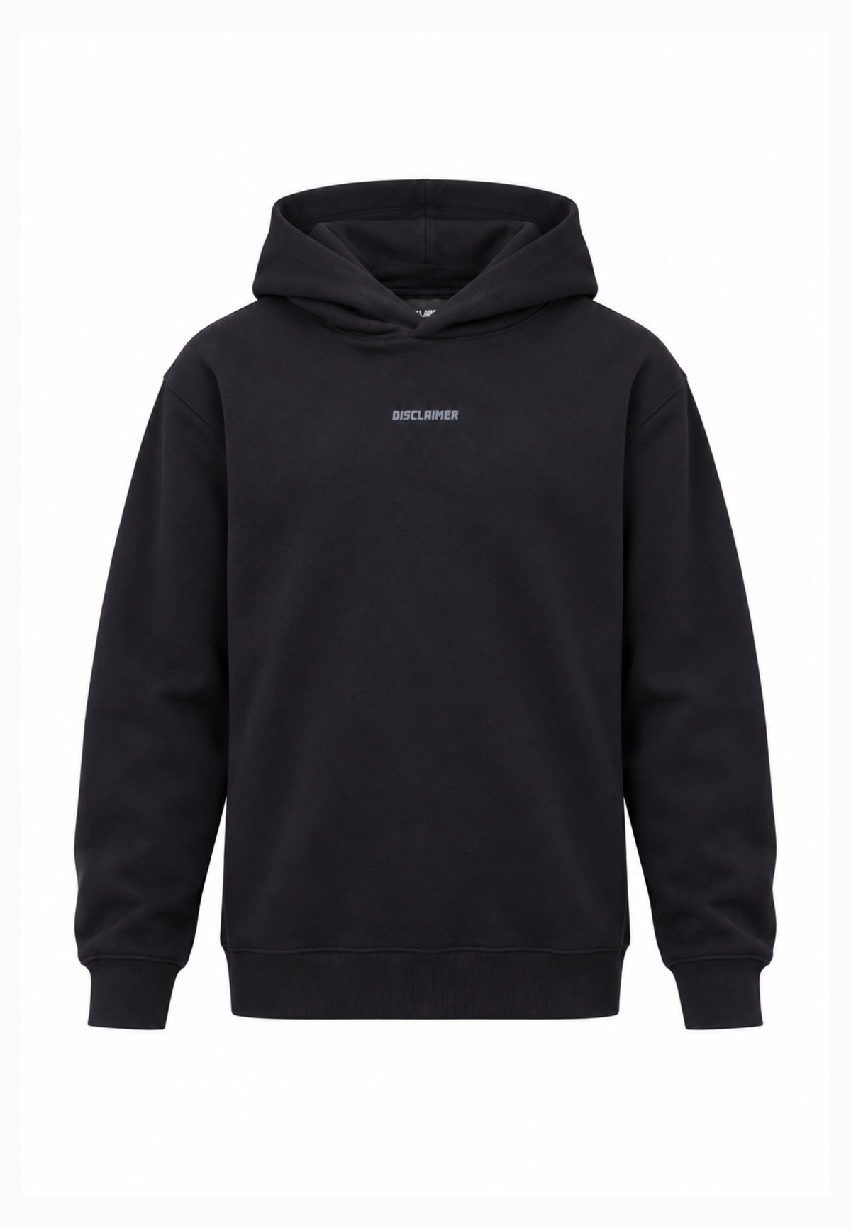 Disclaimer FELPA NERA CON CAPPUCCIO E MAXI LOGO SUL RETRO Bambini e ragazzi 26IDK59101.NE_