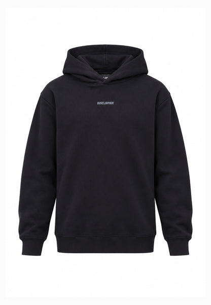 Disclaimer FELPA NERA CON CAPPUCCIO E MAXI LOGO SUL RETRO Bambini e ragazzi 26IDK59101.NE_