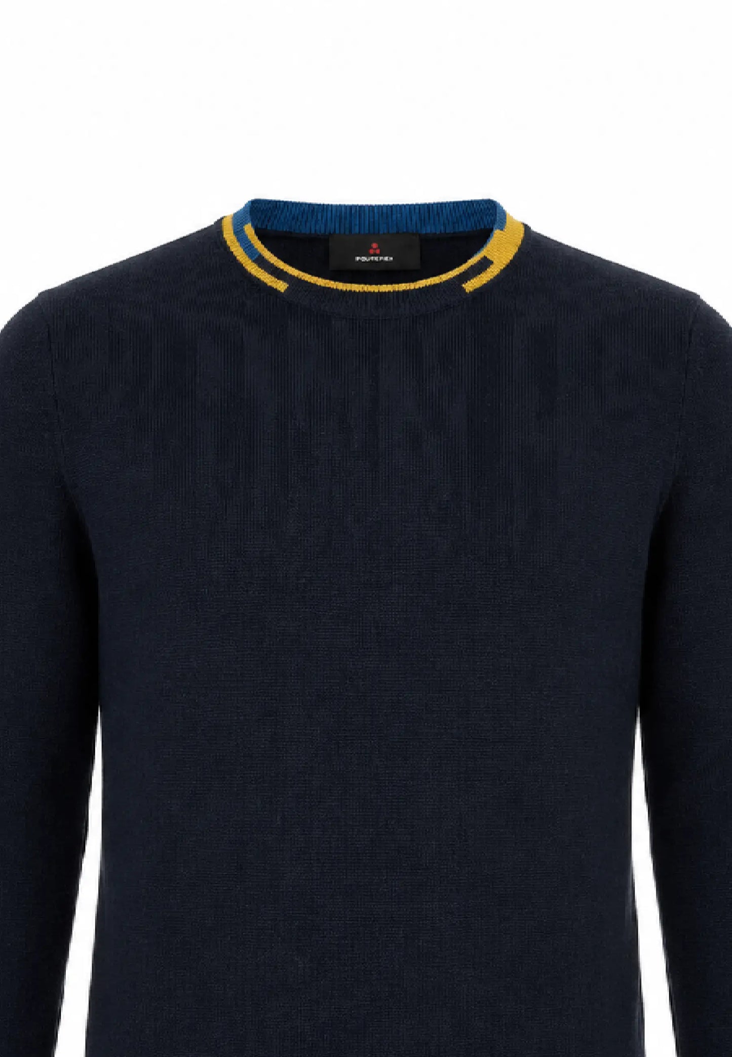 Peuterey MAGLIONE BLU N LANA RASATA GIROCOLLO MULTICOLOR Bambini e ragazzi MARLON01KID.BLU_