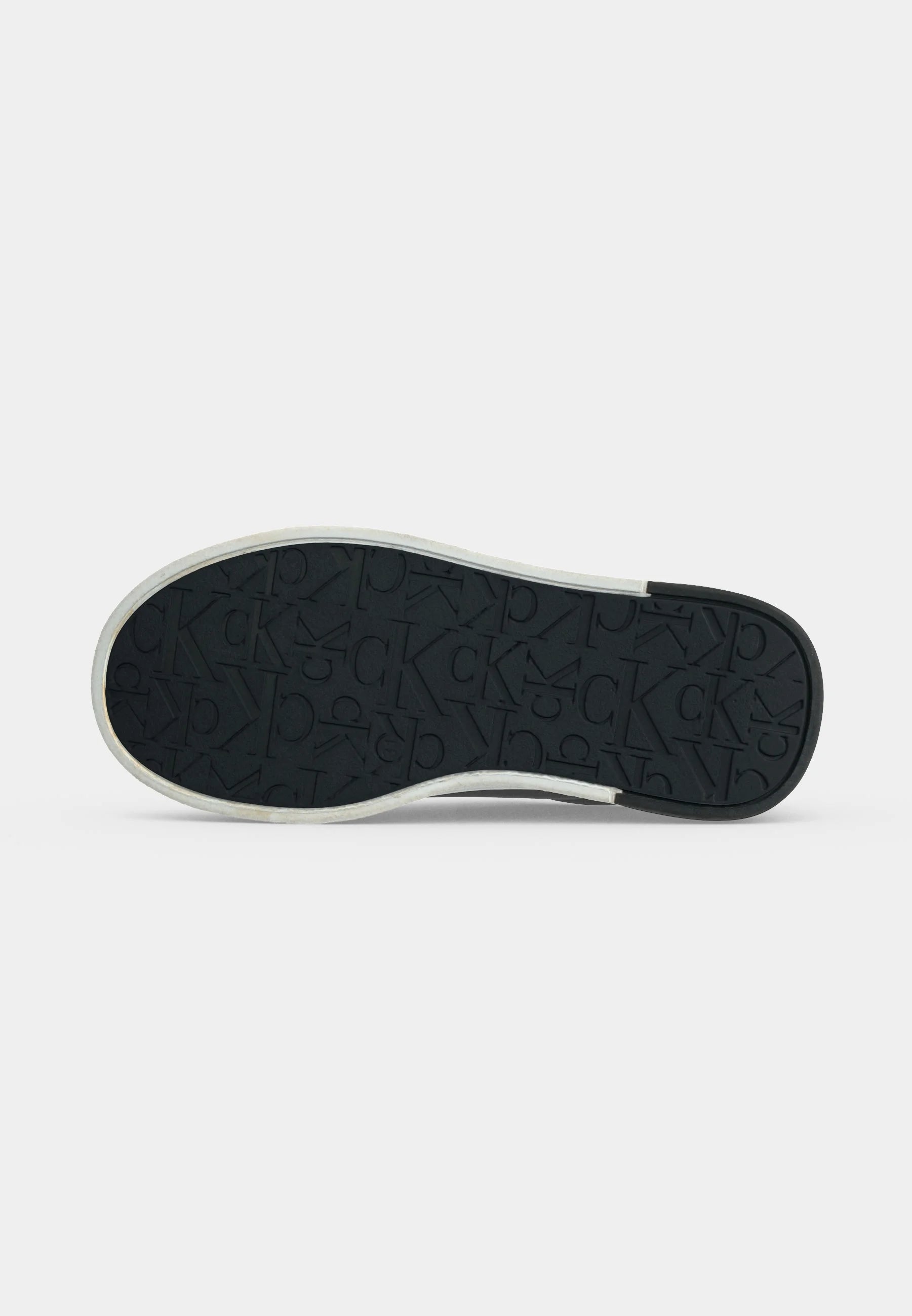 CALVIN KLEIN SNEAKER BASSA NERA CON LACCI E LOGO LATERALE Bambini e ragazzi 224-V3X9-83468-1355999.NE_