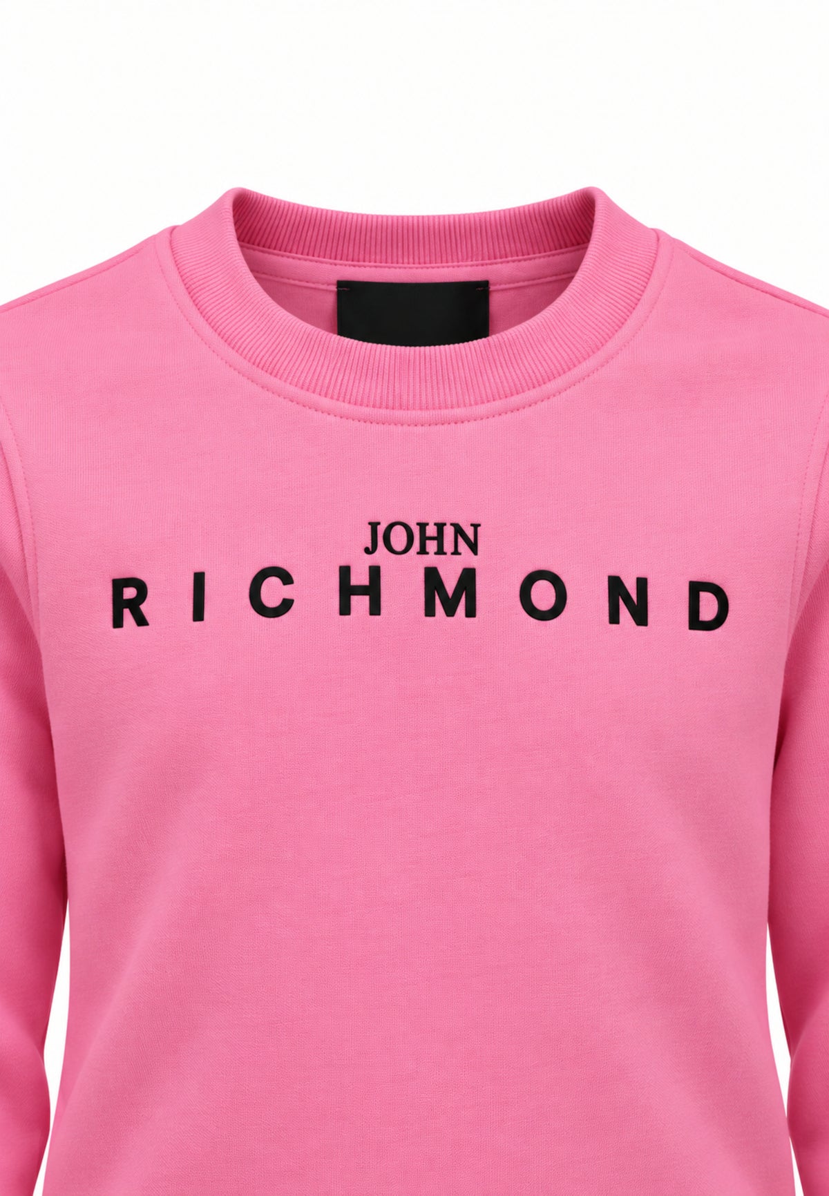 John Richmond TUTA ROSA A GIROCOLLO CON PANTALONE NERO Bambine e ragazze RGA26019CF.ROSA_
