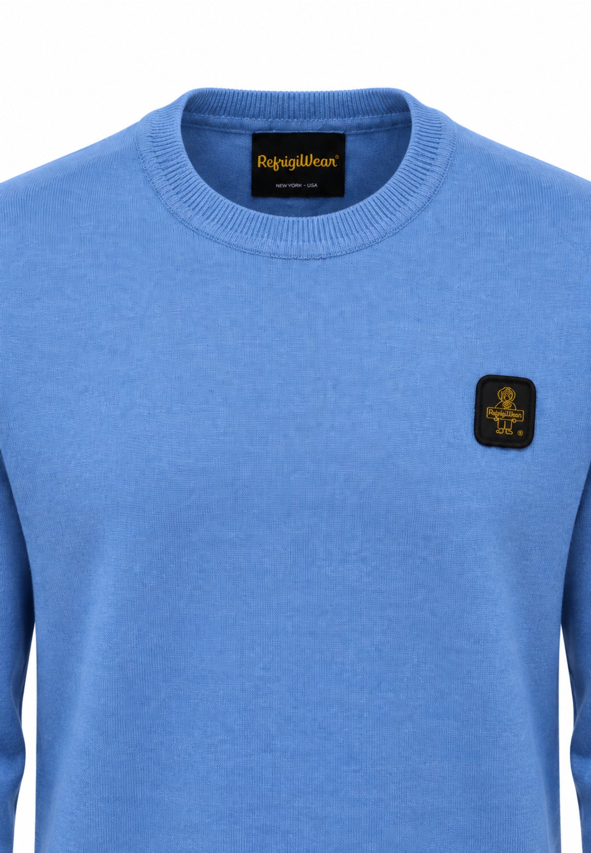REFRIGIWEAR MAGLIA GIROCOLLO SLIM FIT CON LOGO PATCH Bambini e ragazzi R2101MW26_