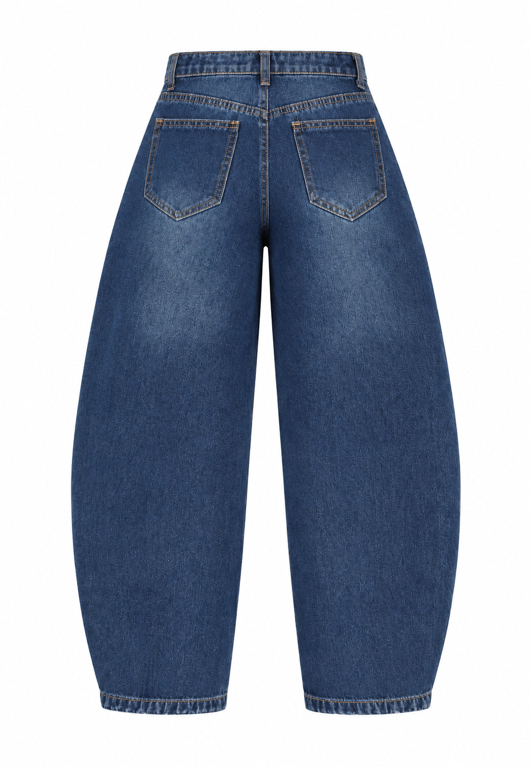 MA VIE PARIS PANTALONE blu denim con brillantini baloon fit Bambine e ragazze MV2442.DENIM_