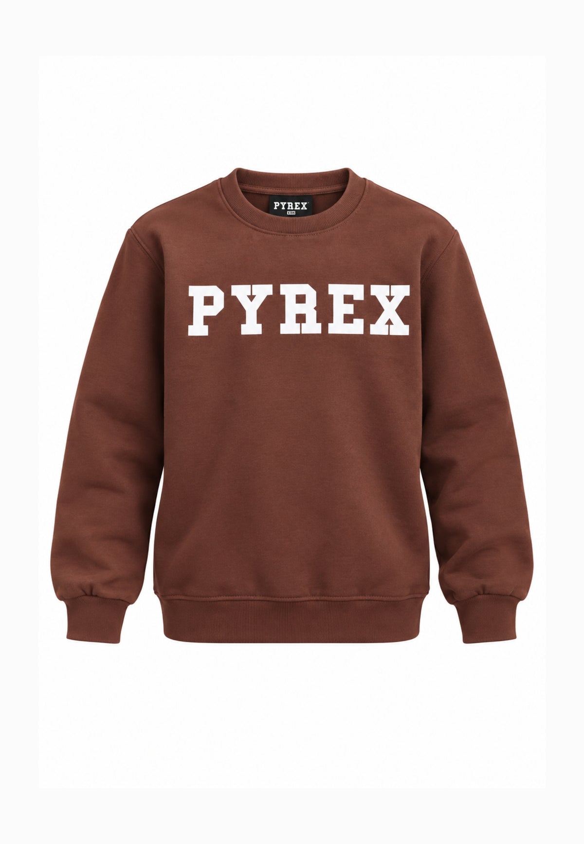Pyrex TUTA MARRONA CON FELPA GIROCOLLO E MAXI LOGO Bambini e ragazzi 26IPK46204.MARRO_