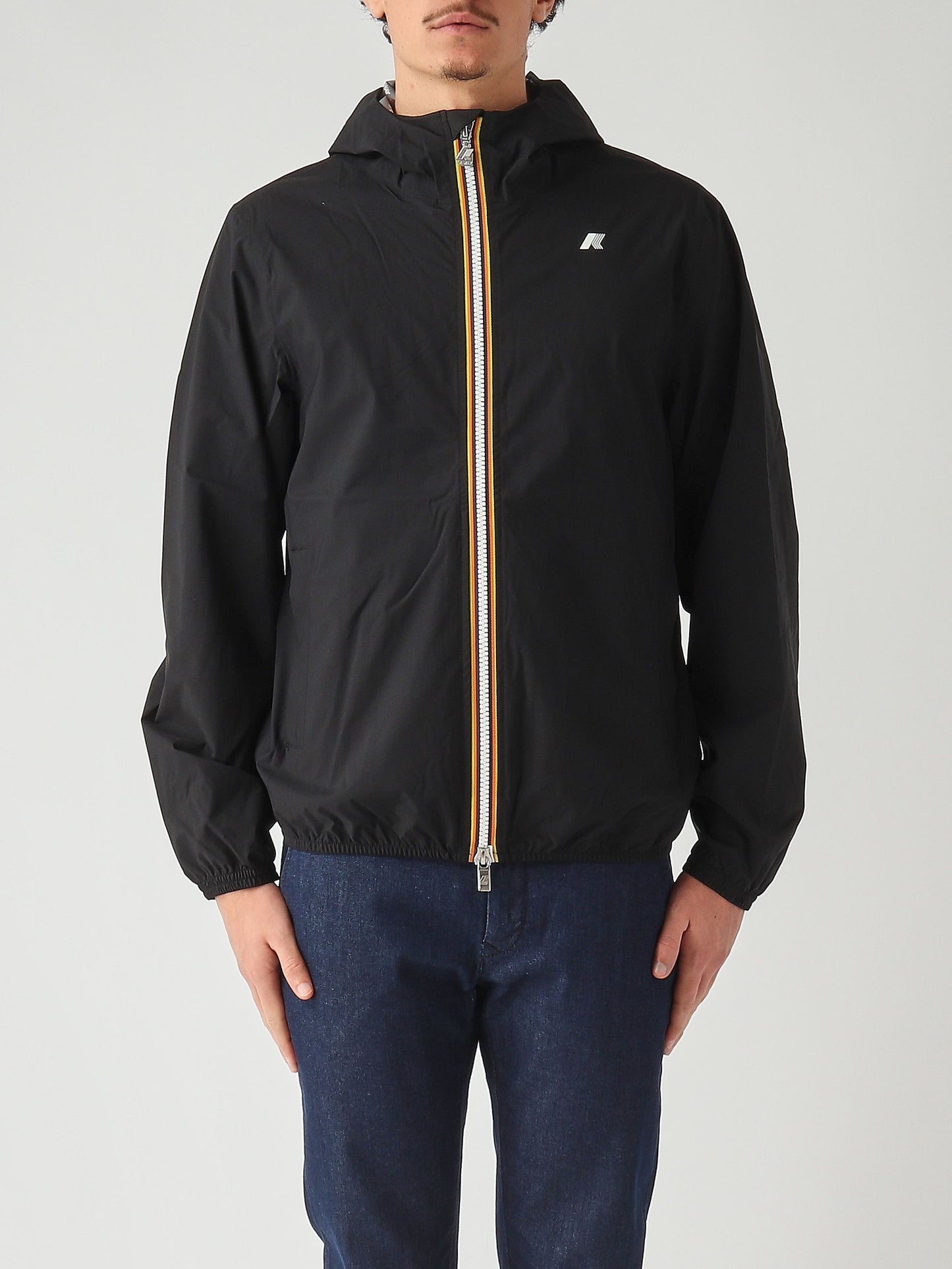 K-Way Giacca uomo Jack Stretch Dot in tessuto tecnico elasticizzato