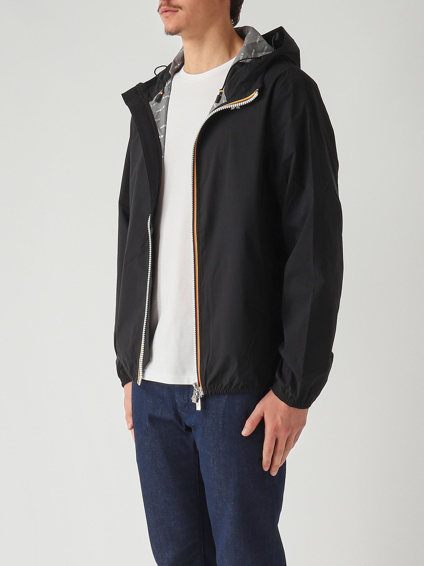 K-Way Giacca uomo Jack Stretch Dot in tessuto tecnico elasticizzato