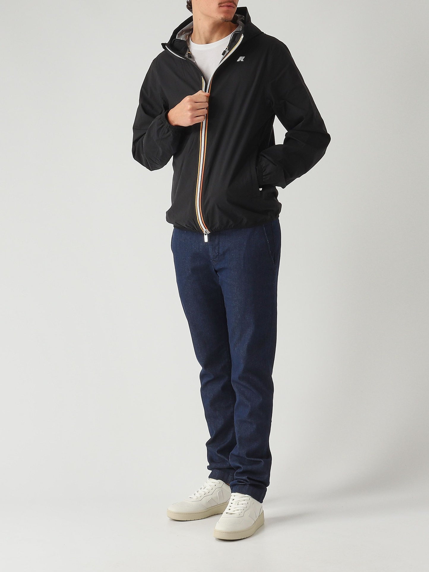 K-Way Giacca uomo Jack Stretch Dot in tessuto tecnico elasticizzato