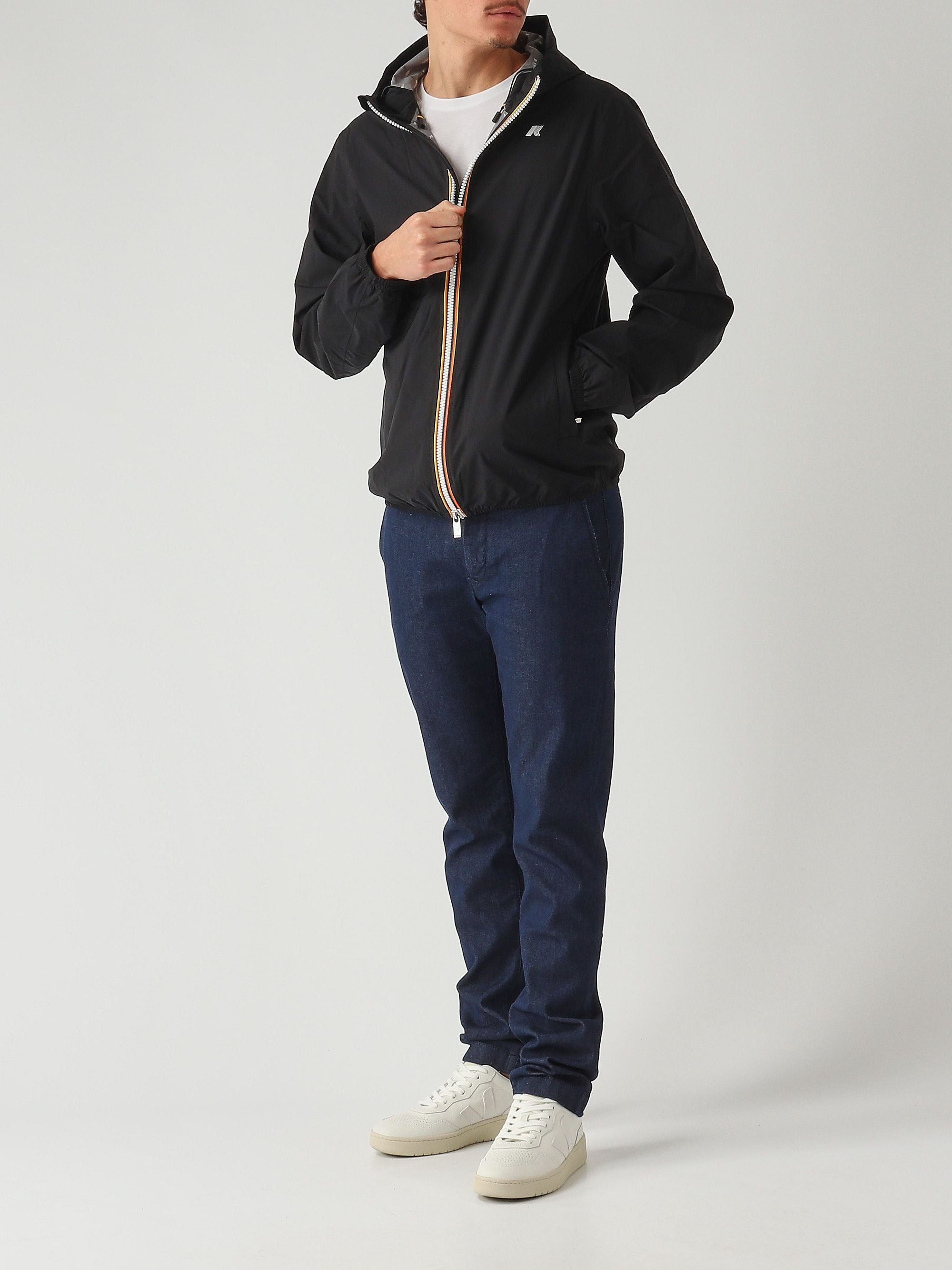 K-Way Giacca uomo Jack Stretch Dot in tessuto tecnico elasticizzato
